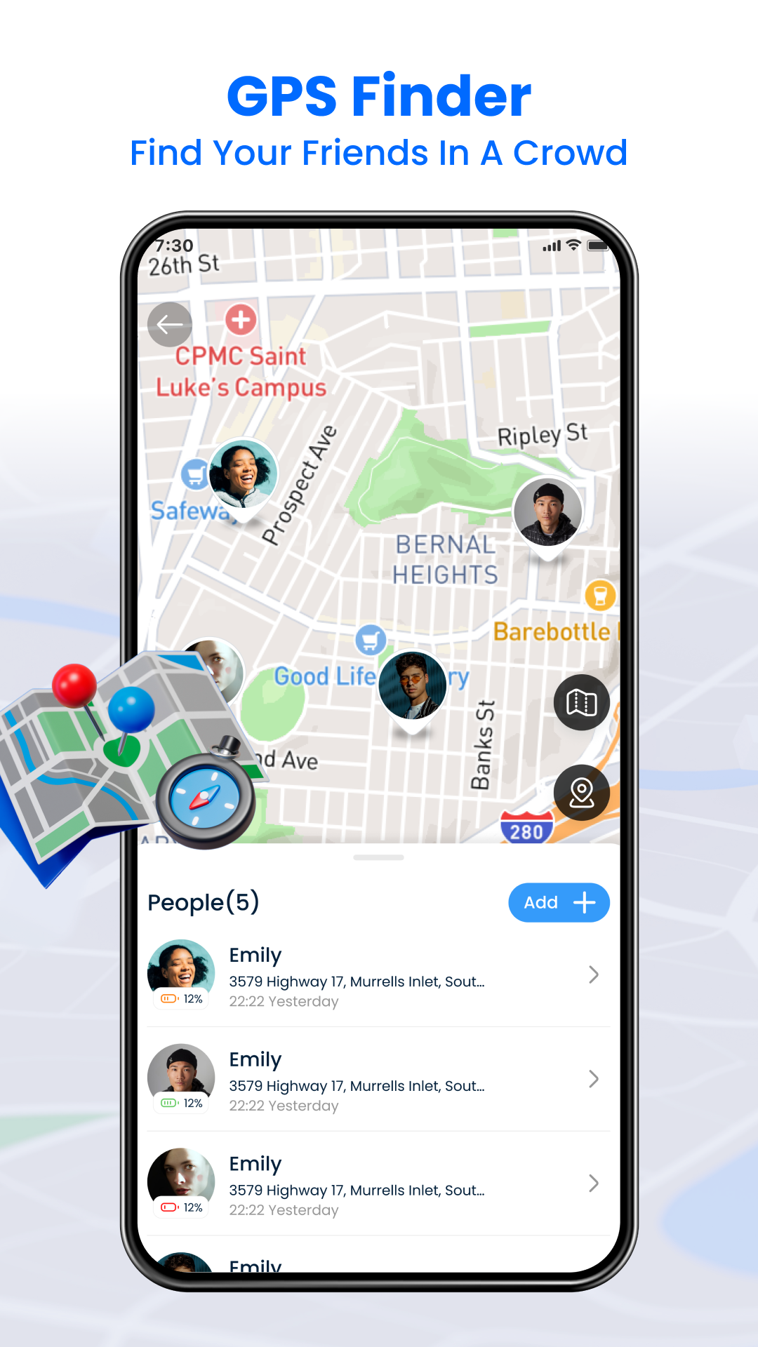 اسکرین شات 4 برنامه Phone Tracker and GPS Tracker