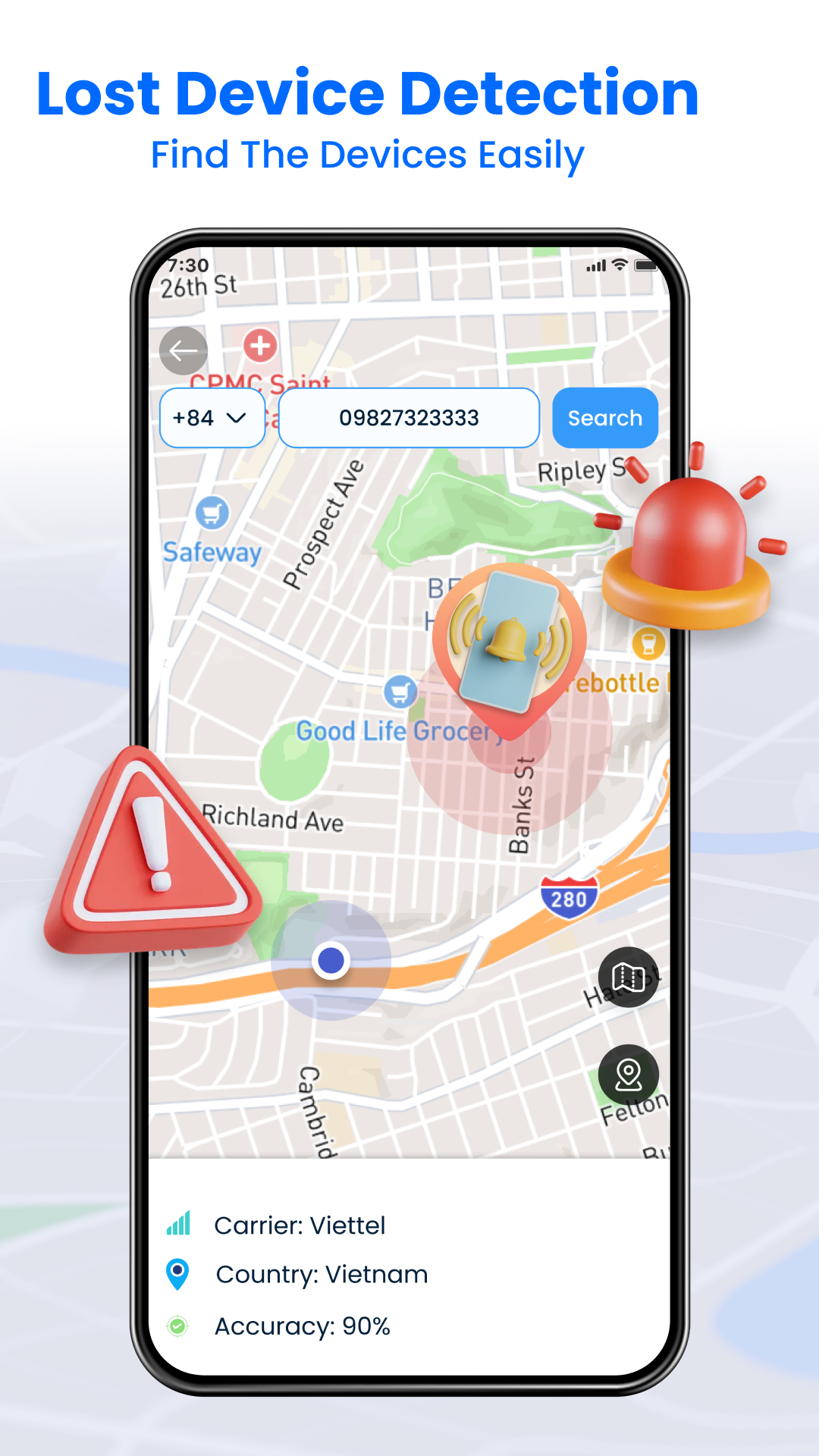 اسکرین شات 3 برنامه Phone Tracker and GPS Tracker
