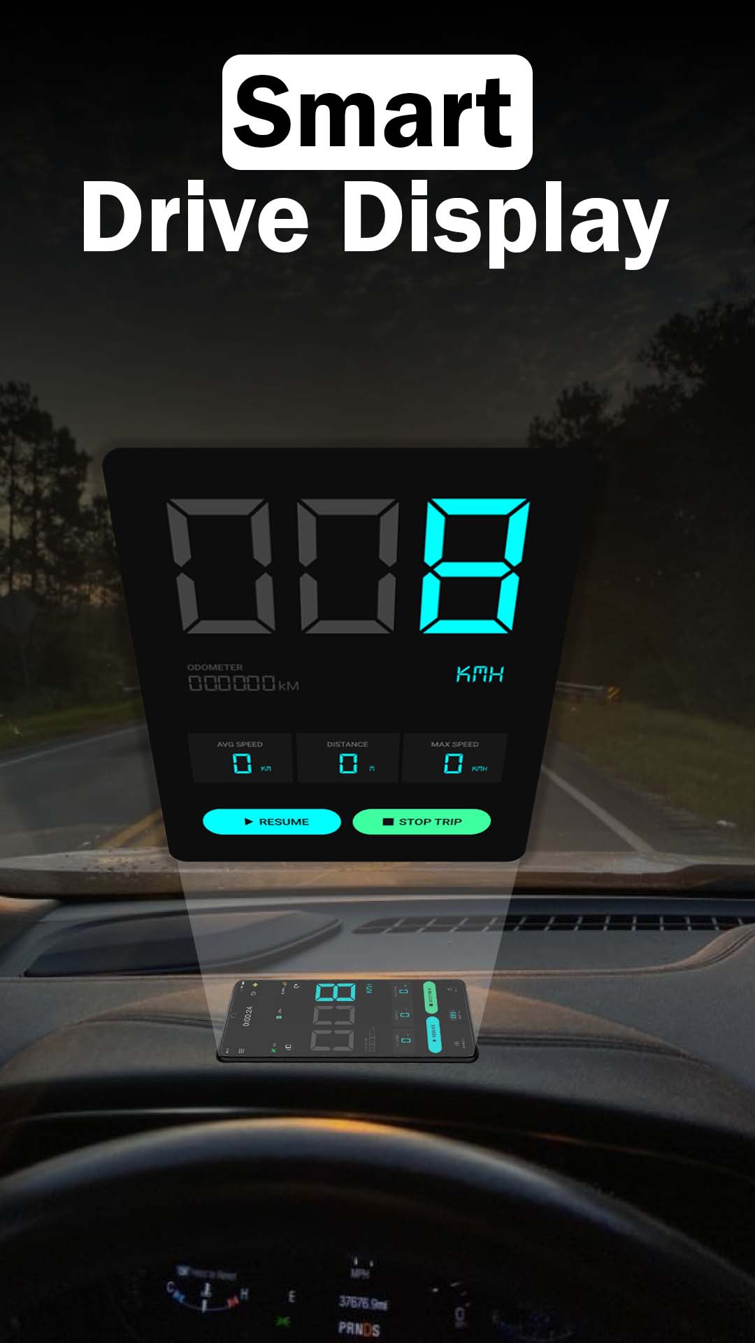 اسکرین شات 6 برنامه GPS Speedometer - Odometer App