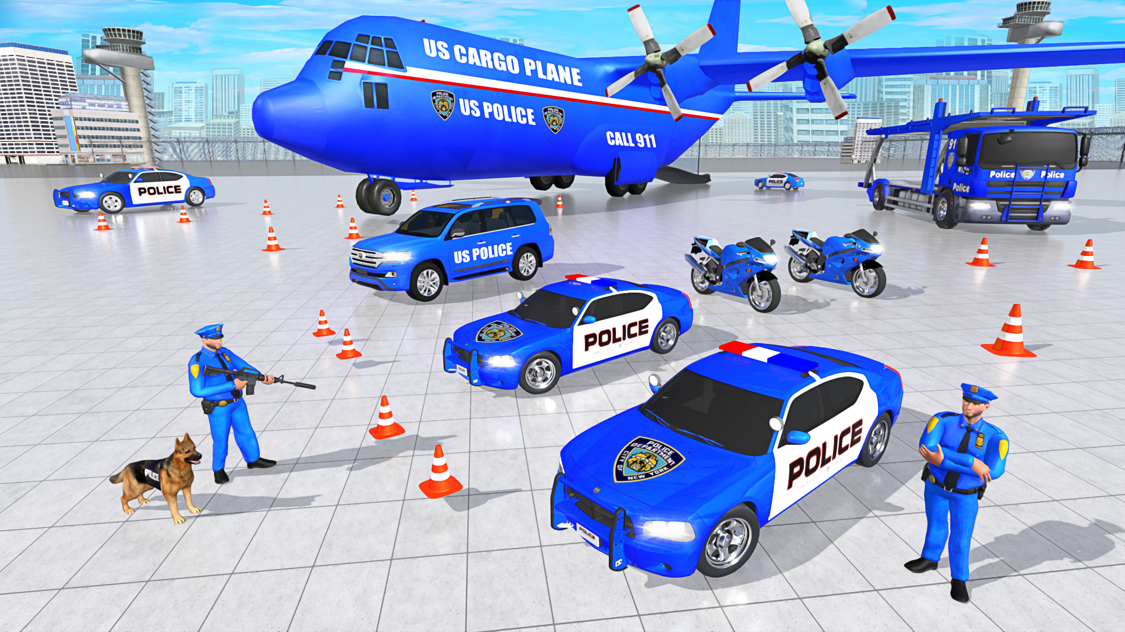 اسکرین شات 2 بازی Police Vehicle Cargo Truck Sim