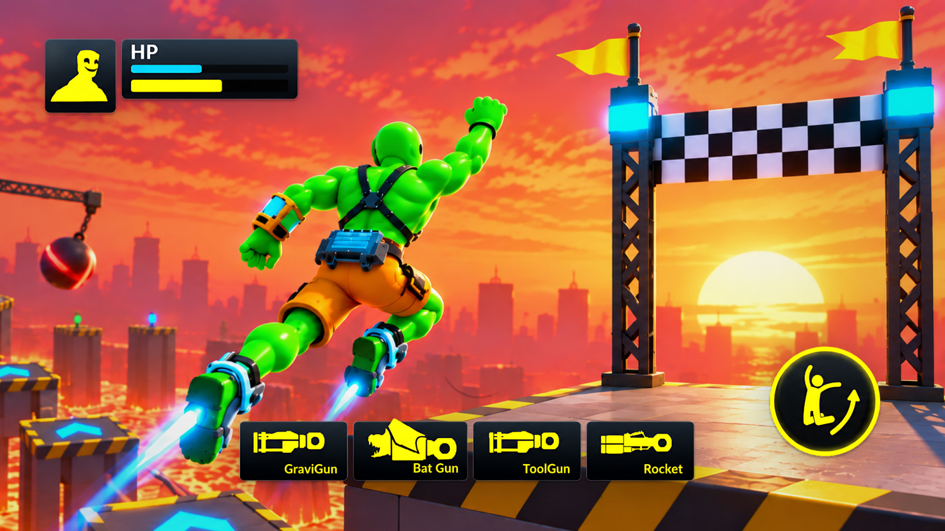 اسکرین شات 5 بازی Green Sandbox Ragdoll