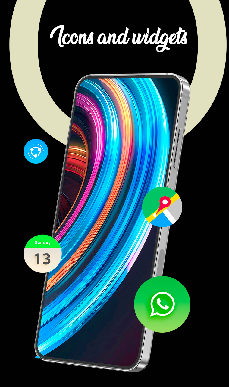 اسکرین شات 4 برنامه Realme C11 Theme & Launcher