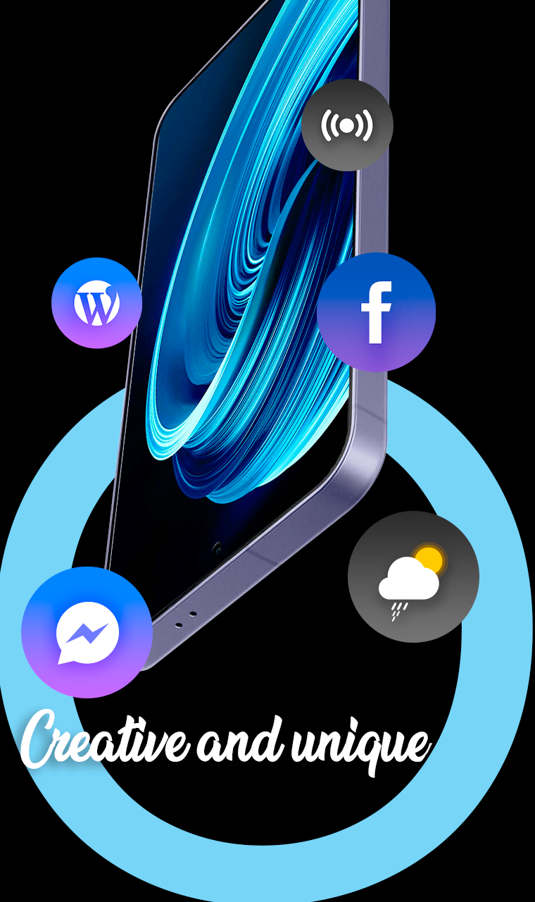 اسکرین شات 5 برنامه Realme C11 Theme & Launcher