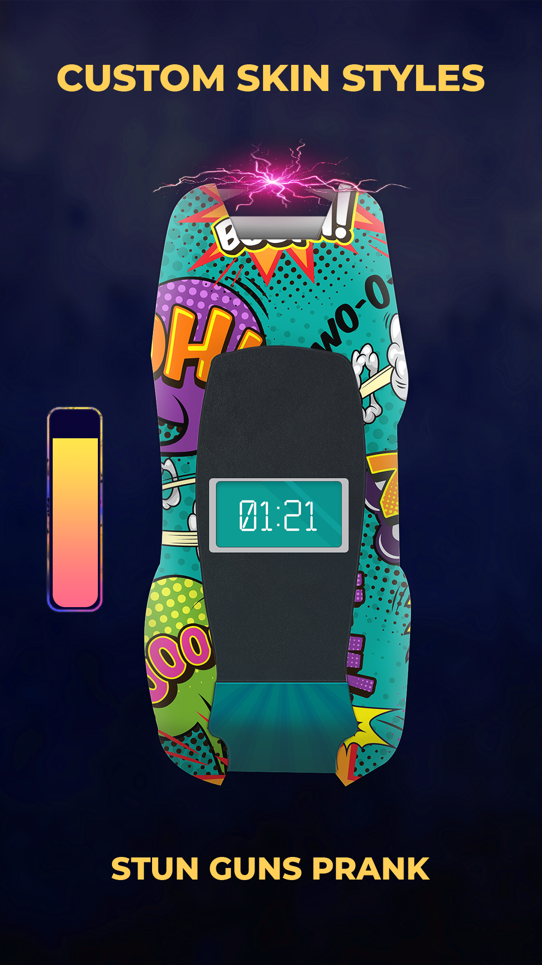 اسکرین شات 3 بازی Stun Gun & Taser Prank