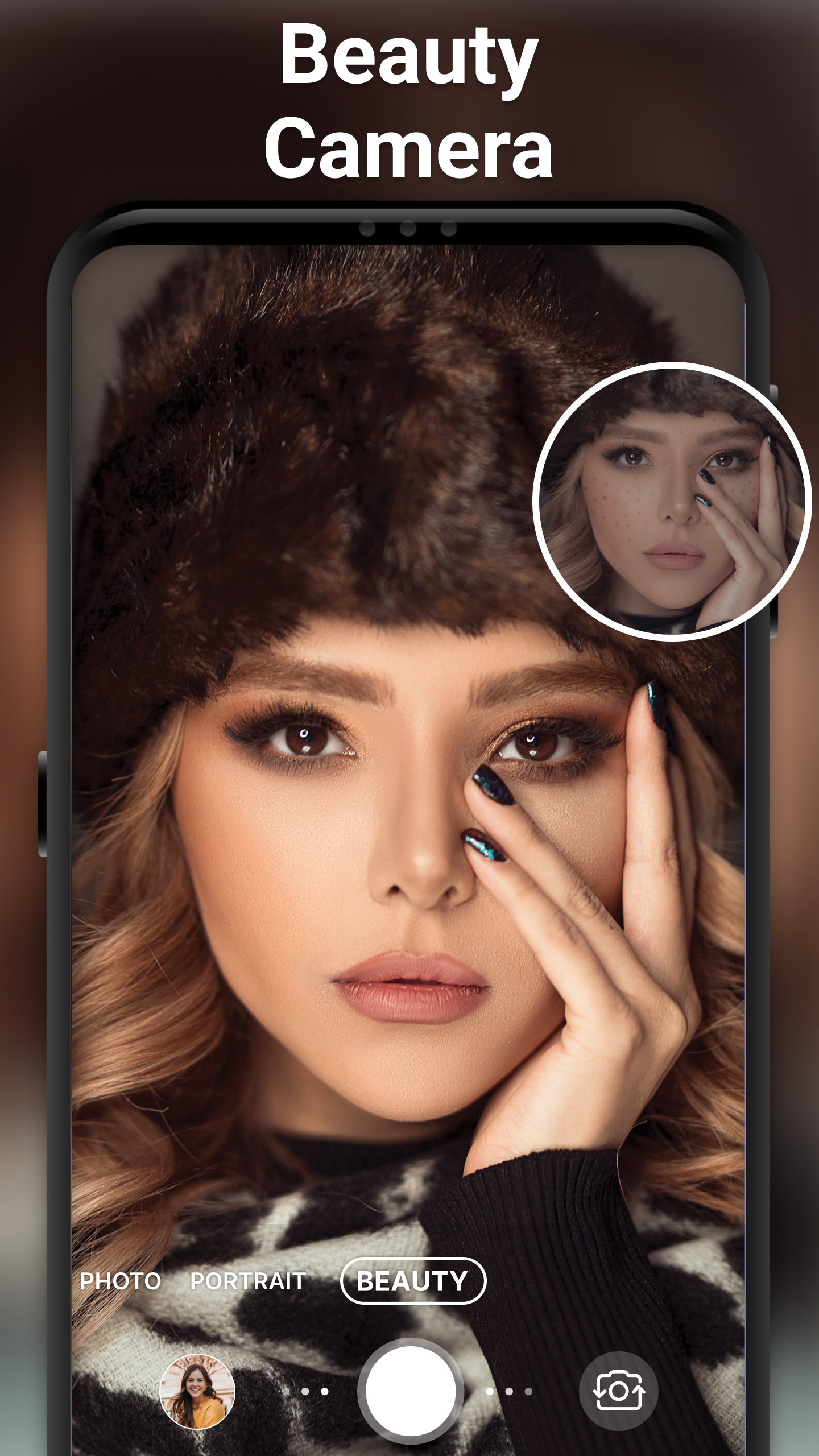 اسکرین شات 3 برنامه HD Camera with Beauty Camera