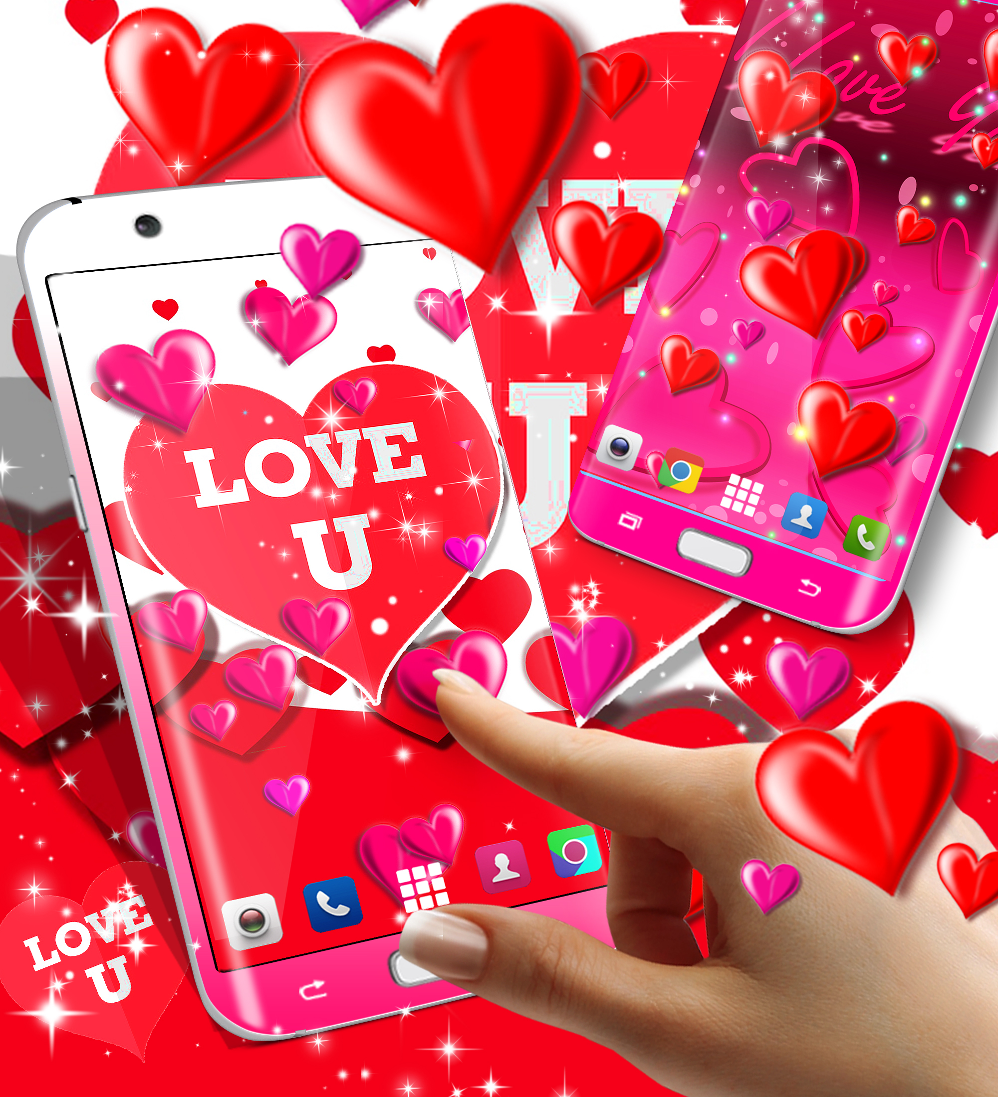 اسکرین شات 6 برنامه I love you live wallpaper