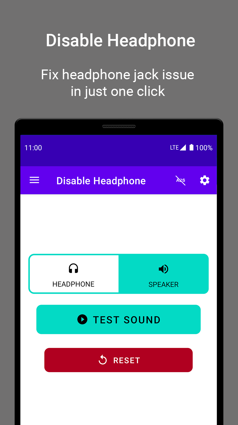 اسکرین شات 1 برنامه Disable Headphone, HDST Toggle