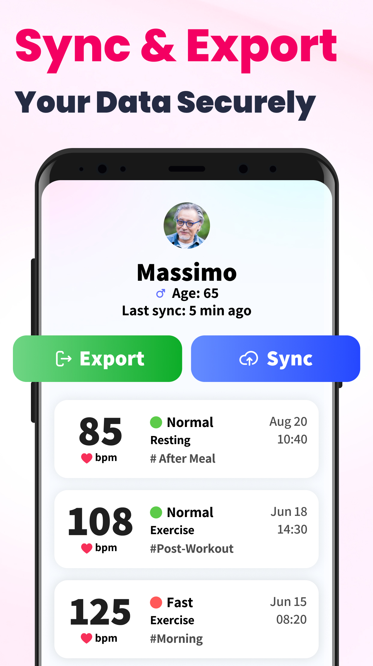 اسکرین شات 8 برنامه Heart Rate Monitor - Pulse App