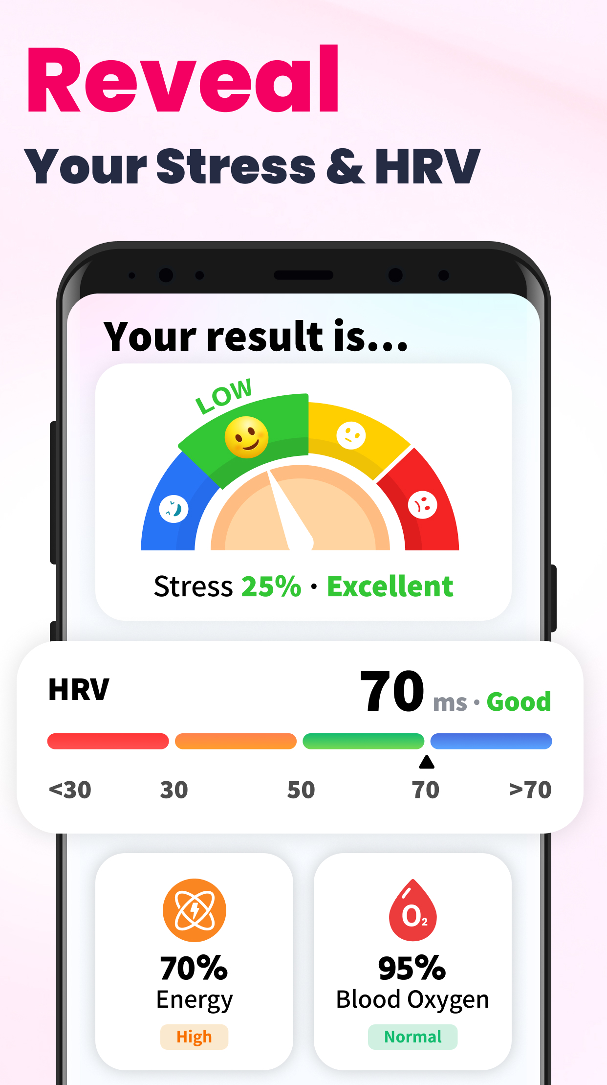 اسکرین شات 3 برنامه Heart Rate Monitor - Pulse App