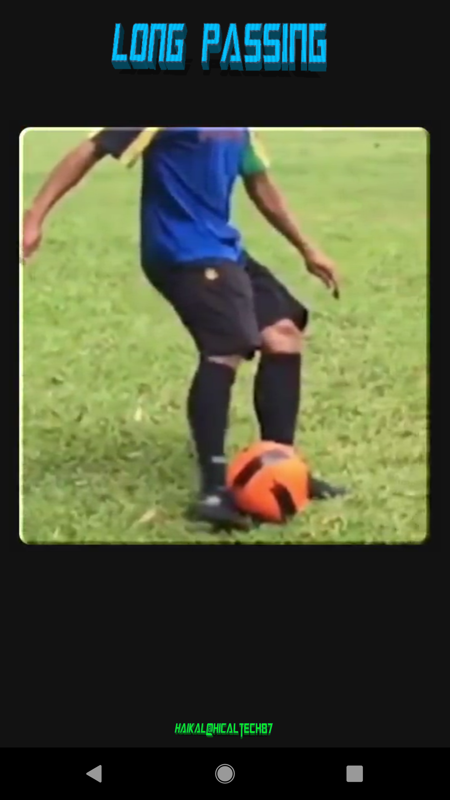 اسکرین شات 5 برنامه Soccer Basic Techniques