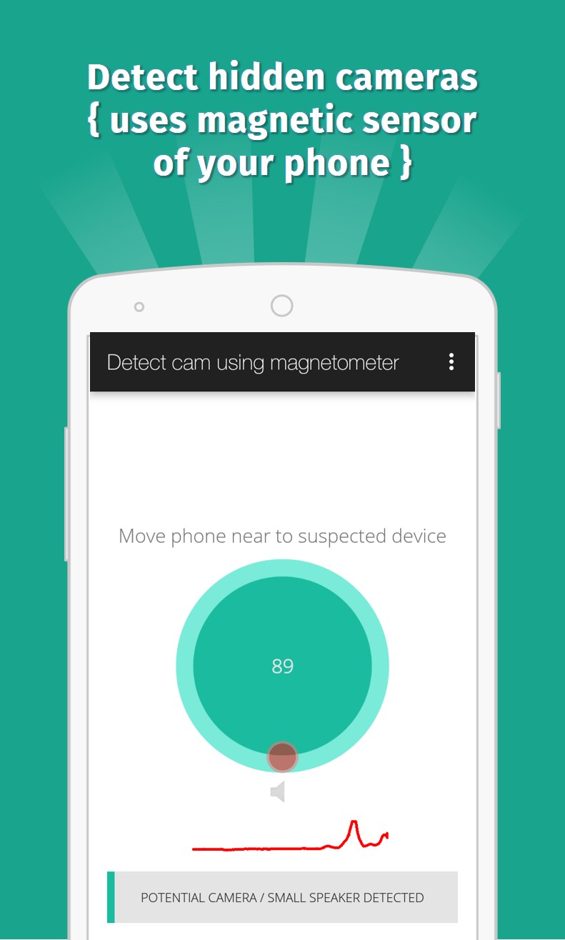 اسکرین شات 2 برنامه Hidden Camera Detector