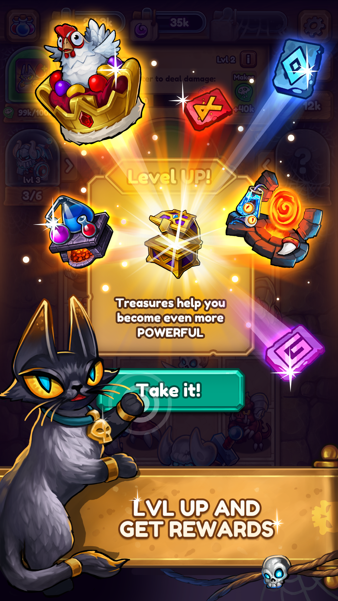اسکرین شات 4 بازی Mage's Secret: Idle Merge RPG