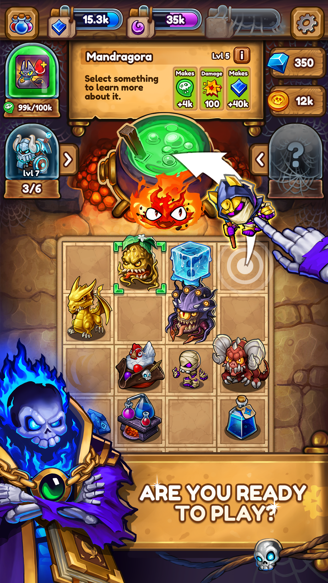 اسکرین شات 6 بازی Mage's Secret: Idle Merge RPG