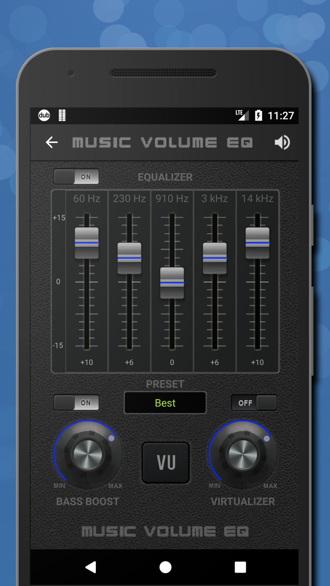 اسکرین شات 5 برنامه Music Volume EQ - Equalizer