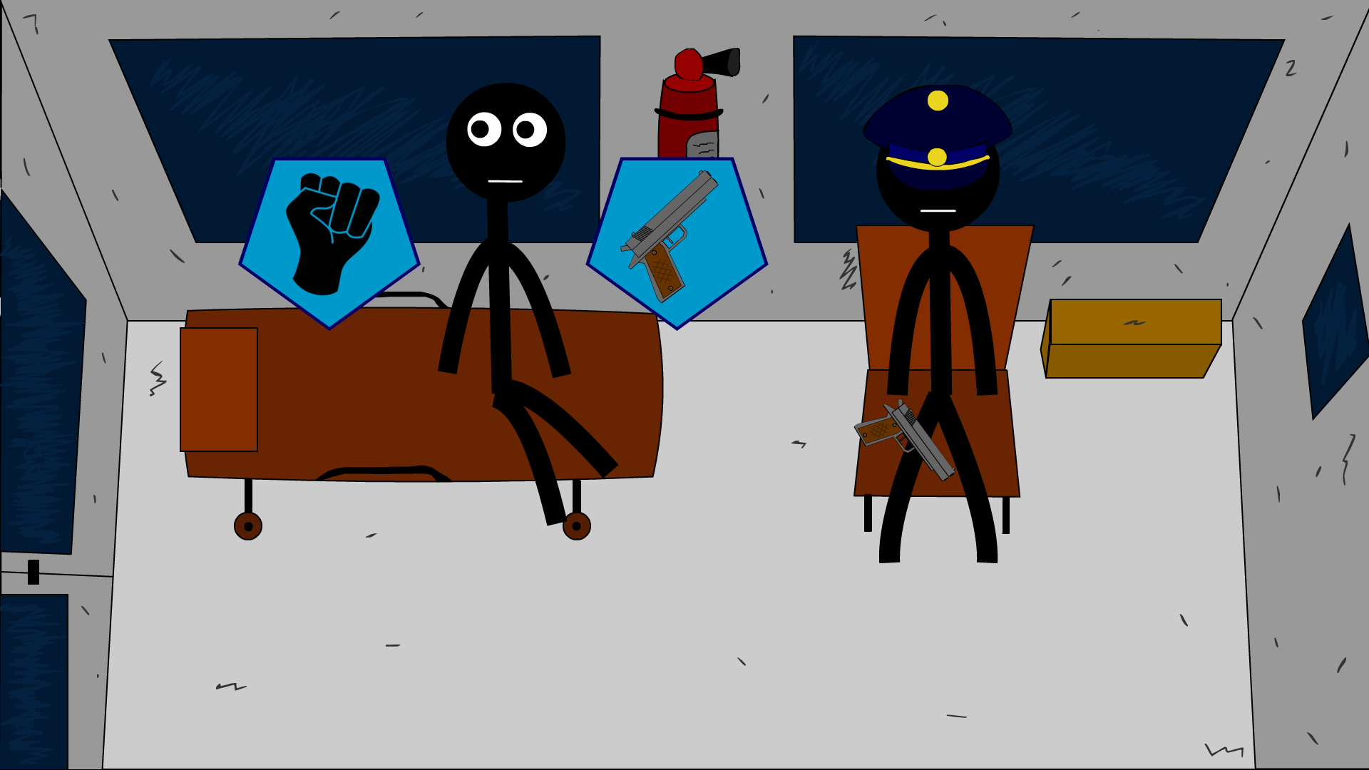 اسکرین شات 3 بازی Stickman Jailbreak 2,Dumb ways