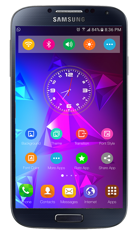 اسکرین شات 4 برنامه P9 Launcher Theme