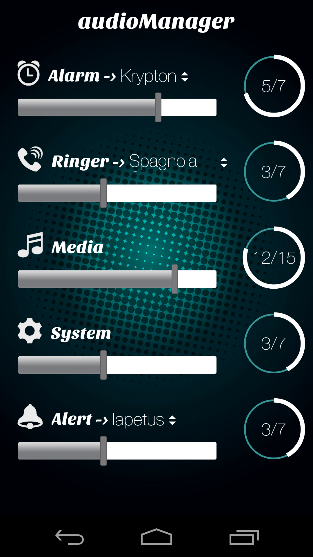 اسکرین شات 2 برنامه Easy Audio Manager