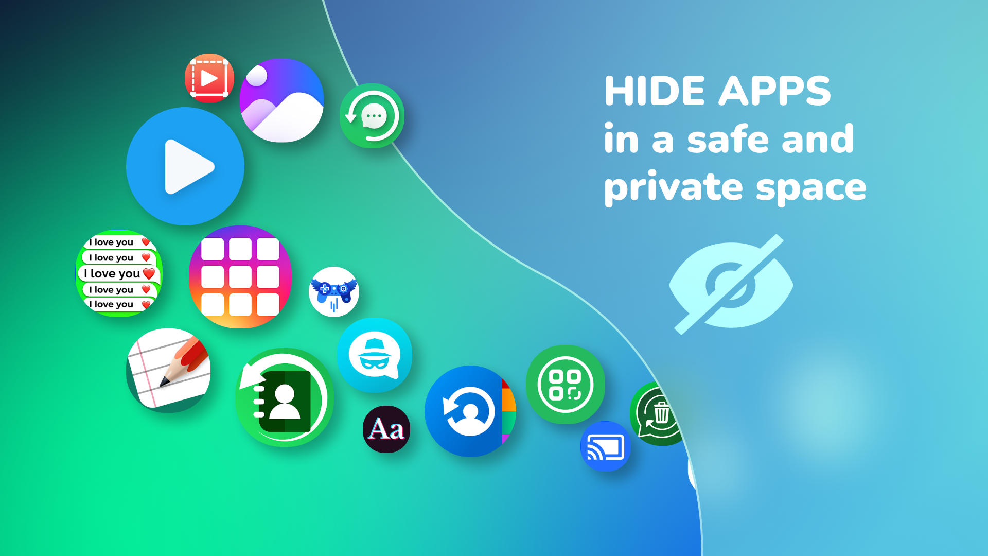 اسکرین شات 6 برنامه Hyde App Hider - Hide Apps