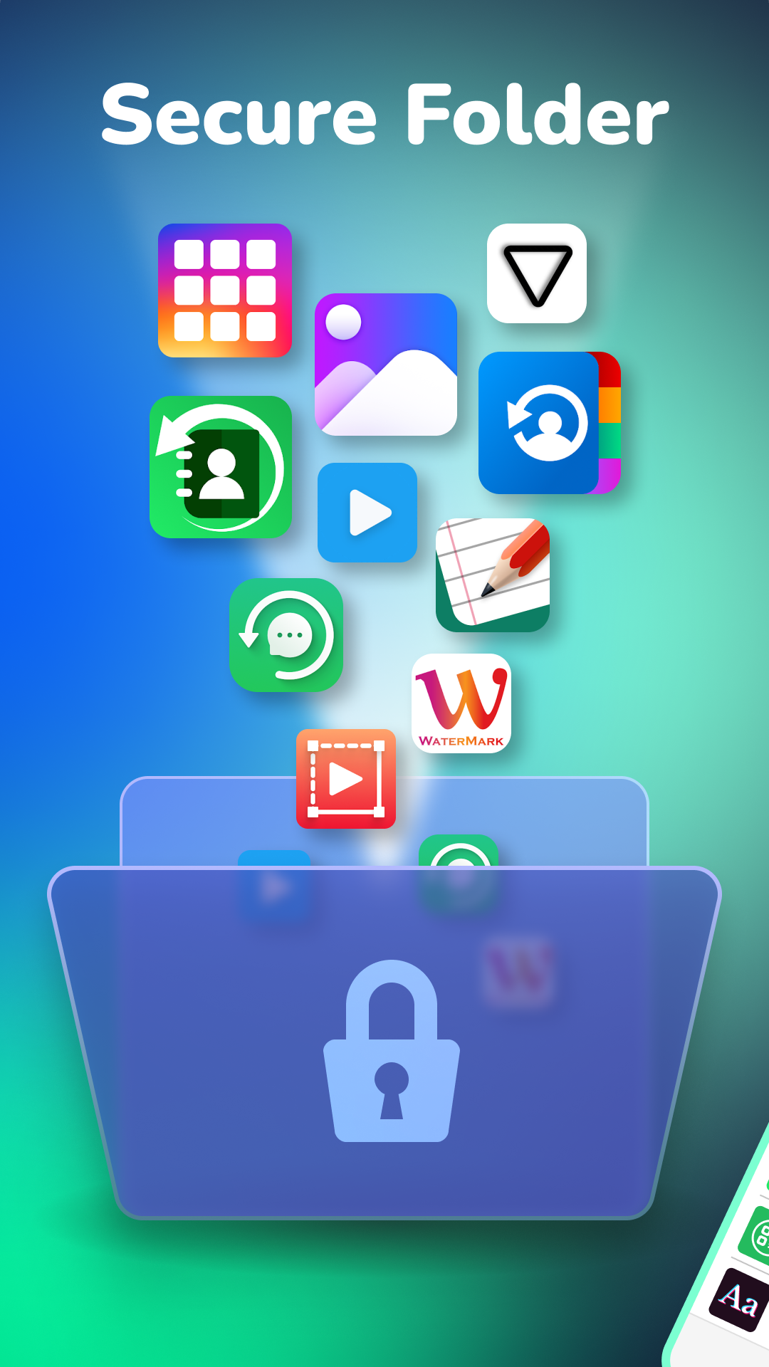 اسکرین شات 1 برنامه Hyde App Hider - Hide Apps