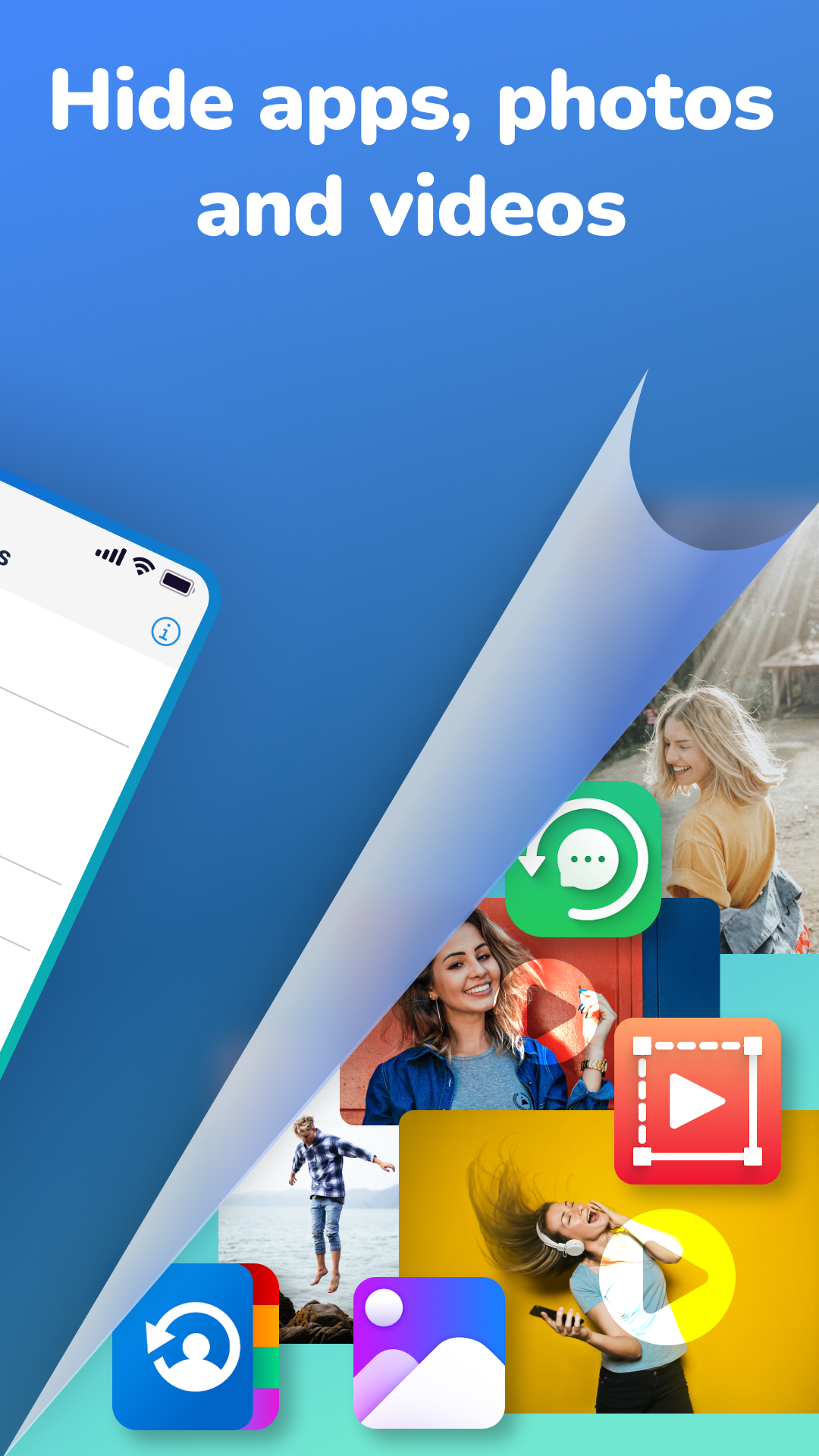 اسکرین شات 3 برنامه Hyde App Hider - Hide Apps