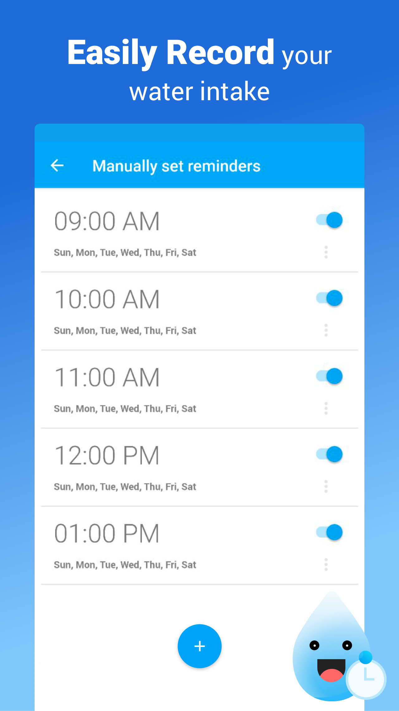 اسکرین شات 6 برنامه Drink Water Reminder