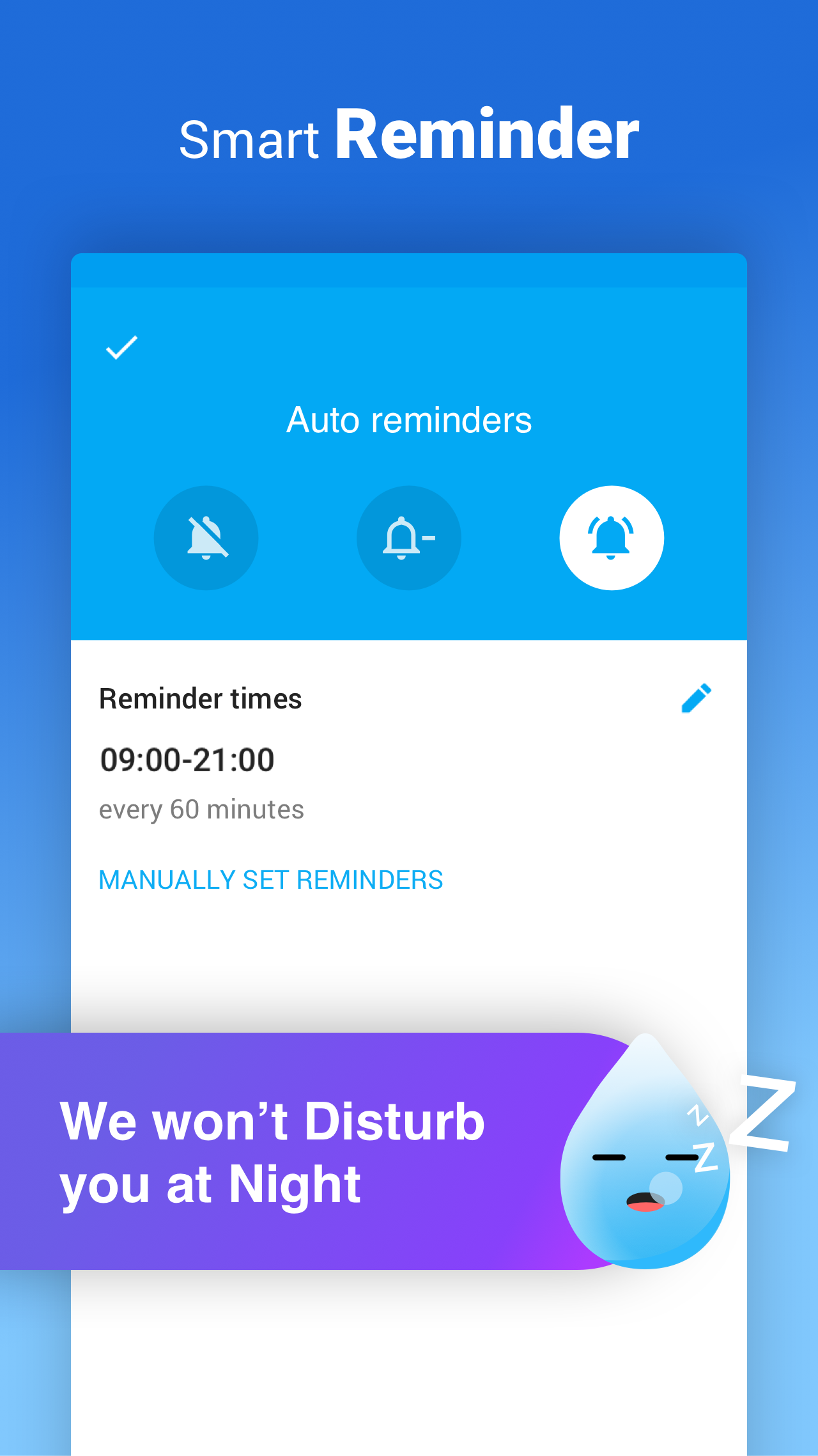 اسکرین شات 3 برنامه Drink Water Reminder