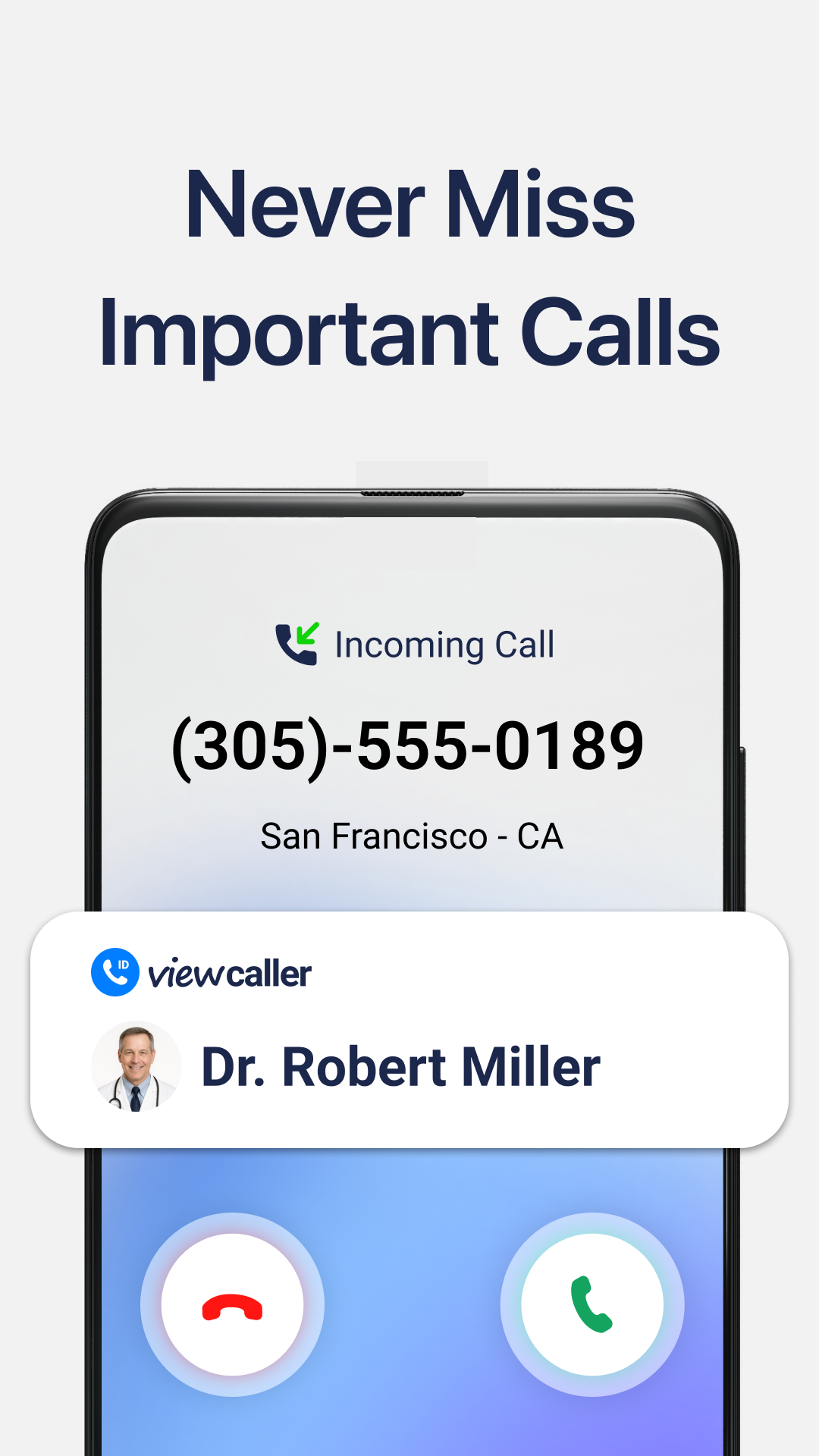 اسکرین شات 1 برنامه ViewCaller: Caller ID & Block