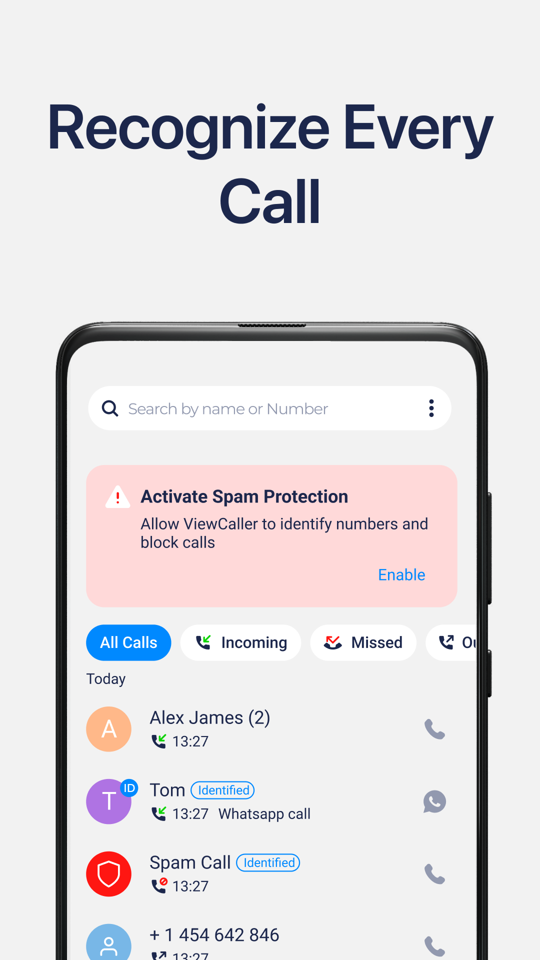 اسکرین شات 5 برنامه ViewCaller: Caller ID & Block
