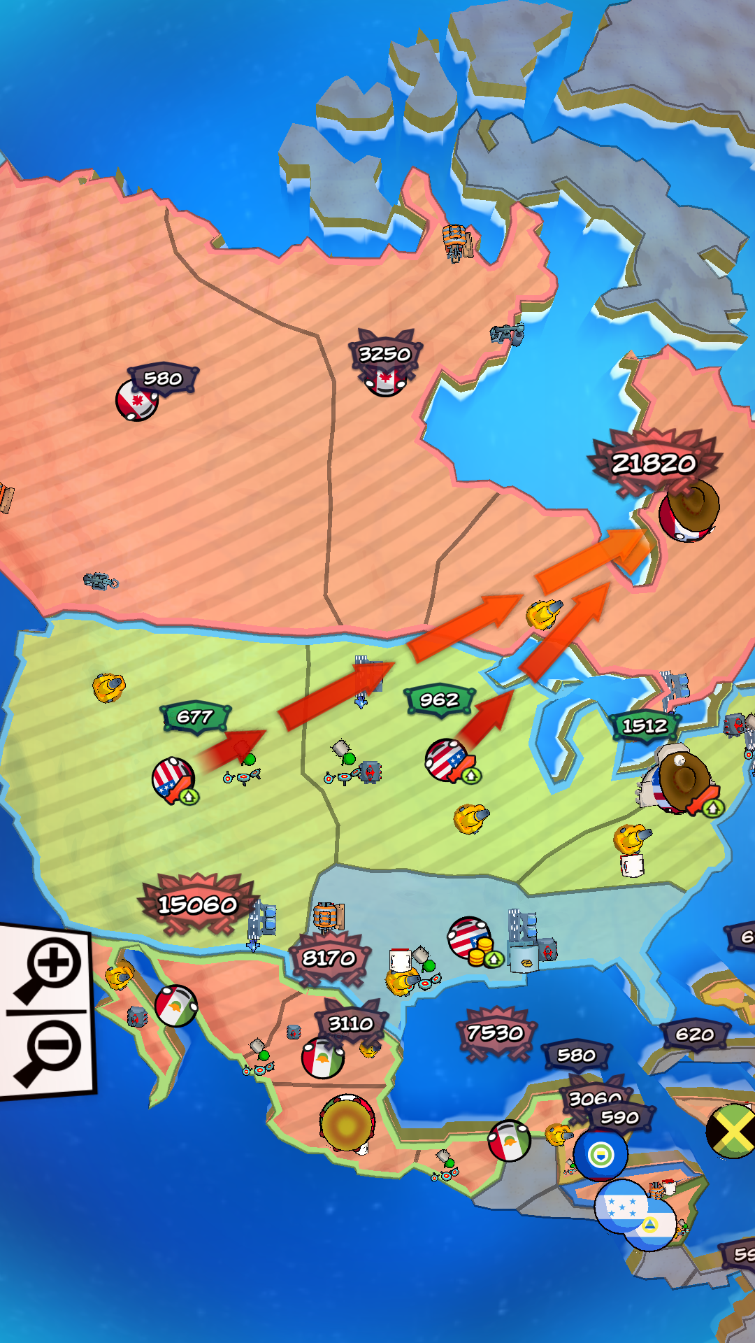 اسکرین شات 1 بازی Country Balls: State Takeover