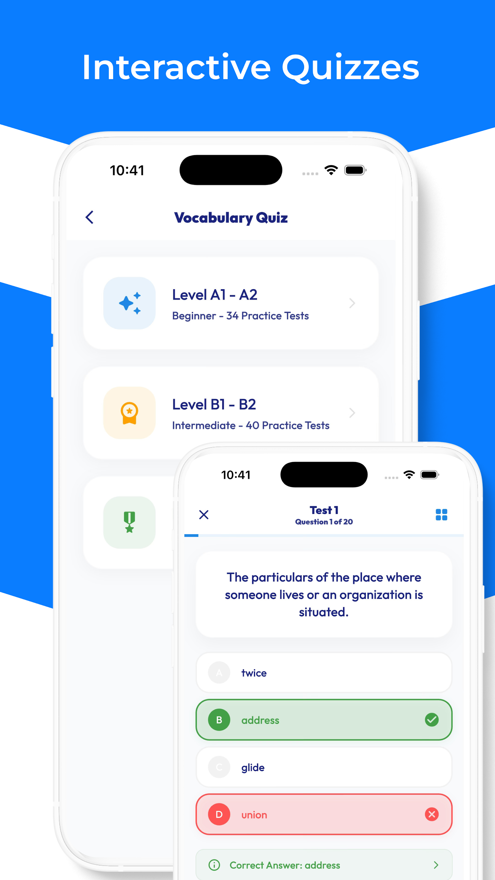 اسکرین شات 3 برنامه IELTS Vocabulary PRO