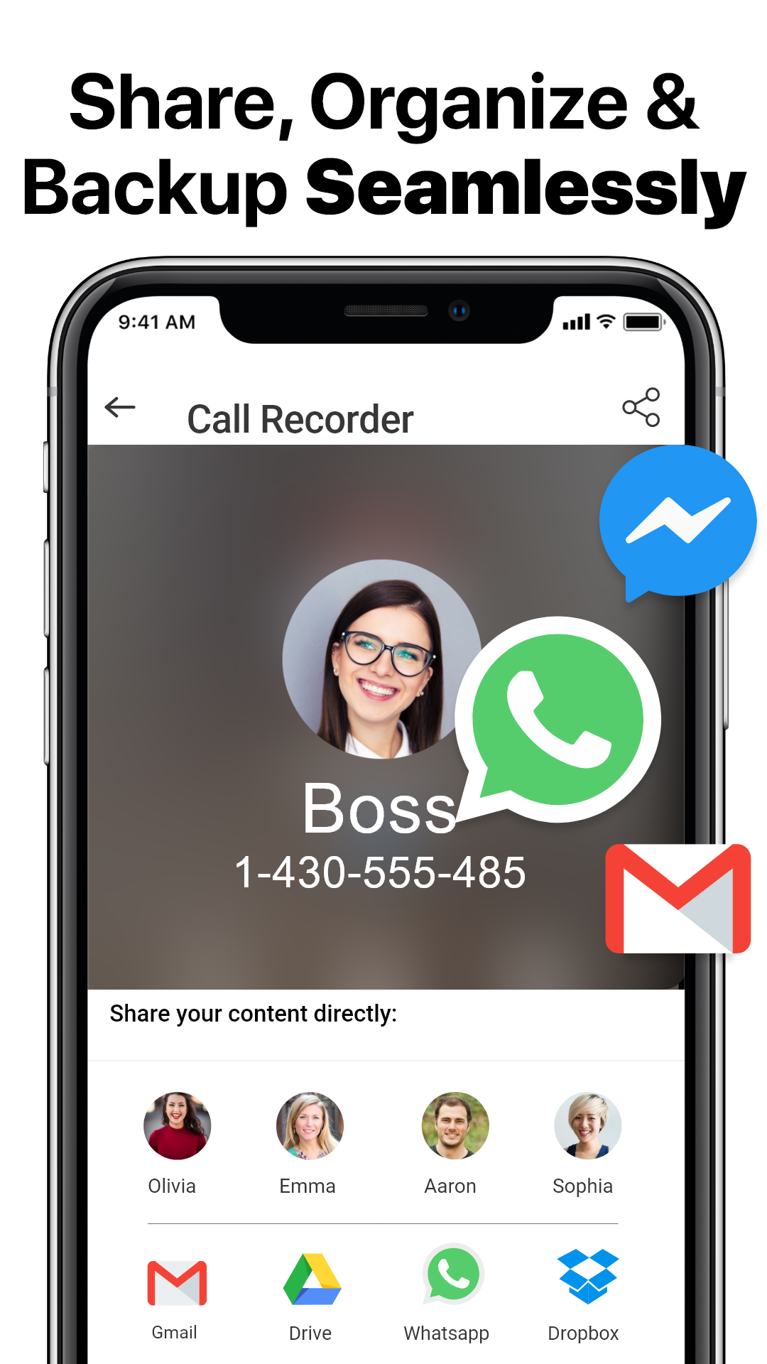 اسکرین شات 4 برنامه Call Recorder Automatic