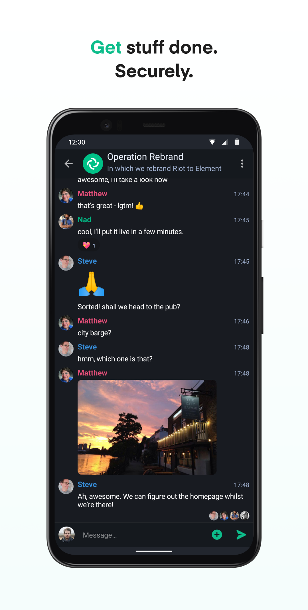 اسکرین شات 7 برنامه Element - Secure Messenger