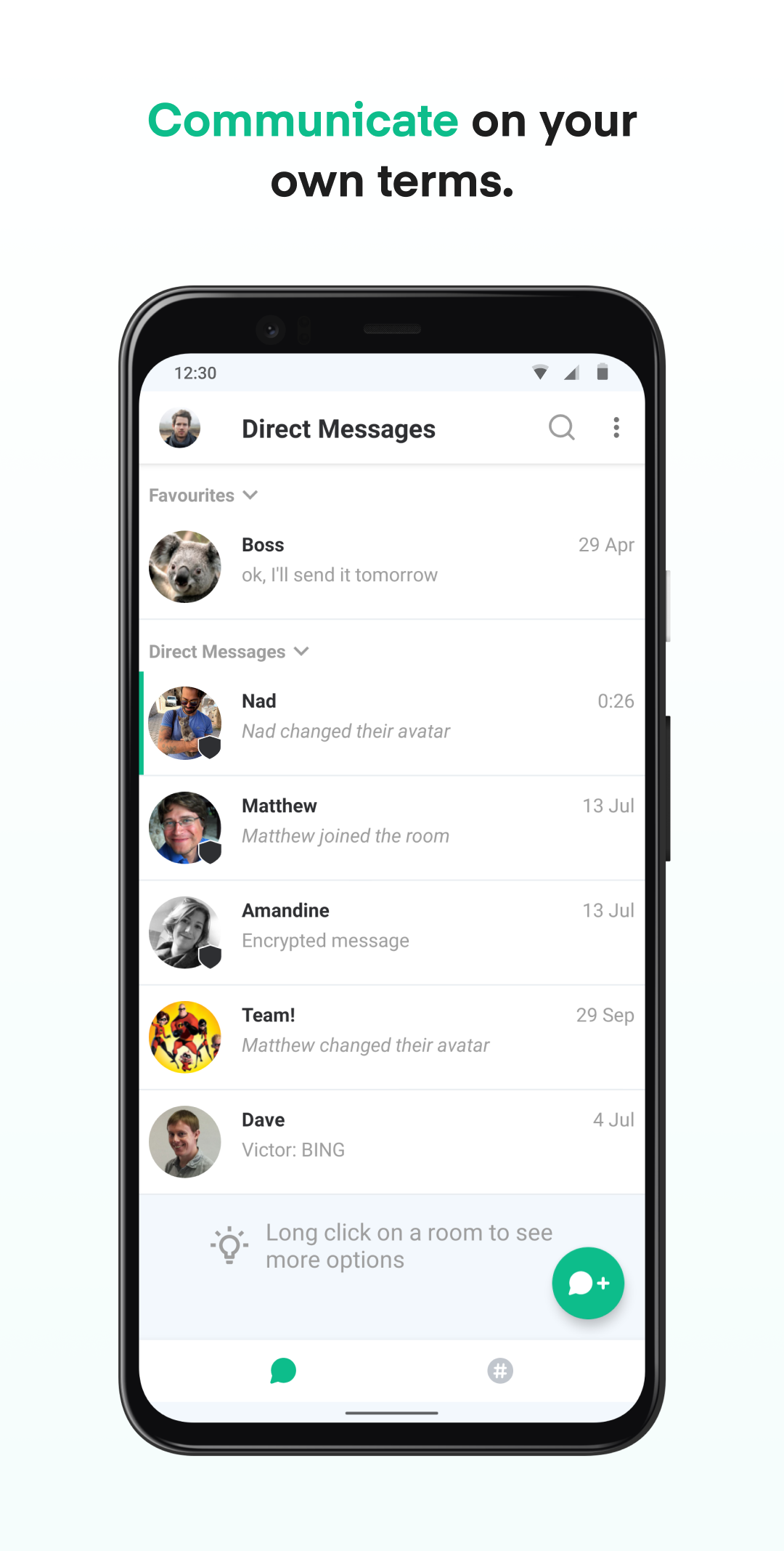 اسکرین شات 2 برنامه Element - Secure Messenger