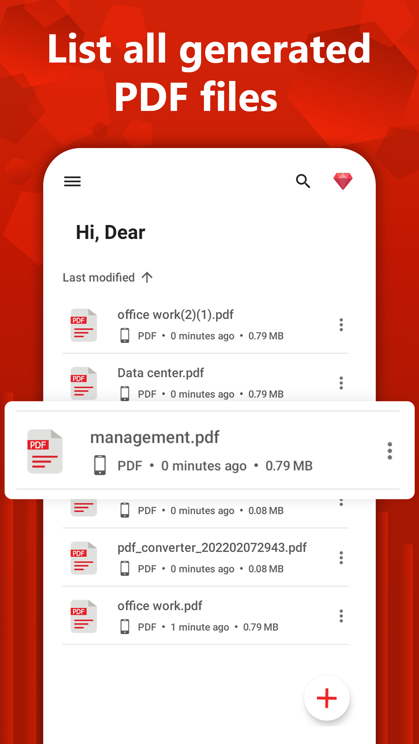 اسکرین شات 5 برنامه PDF Maker - Image to PDF