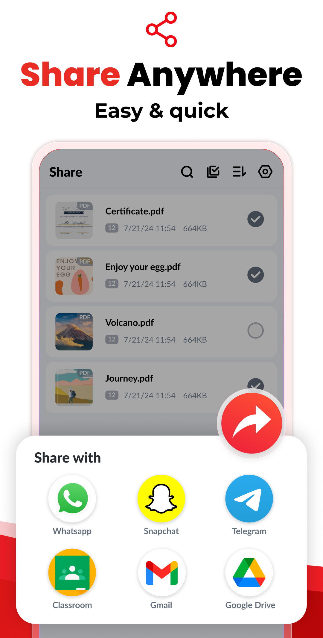 اسکرین شات 5 برنامه Image to PDF - PDF Maker