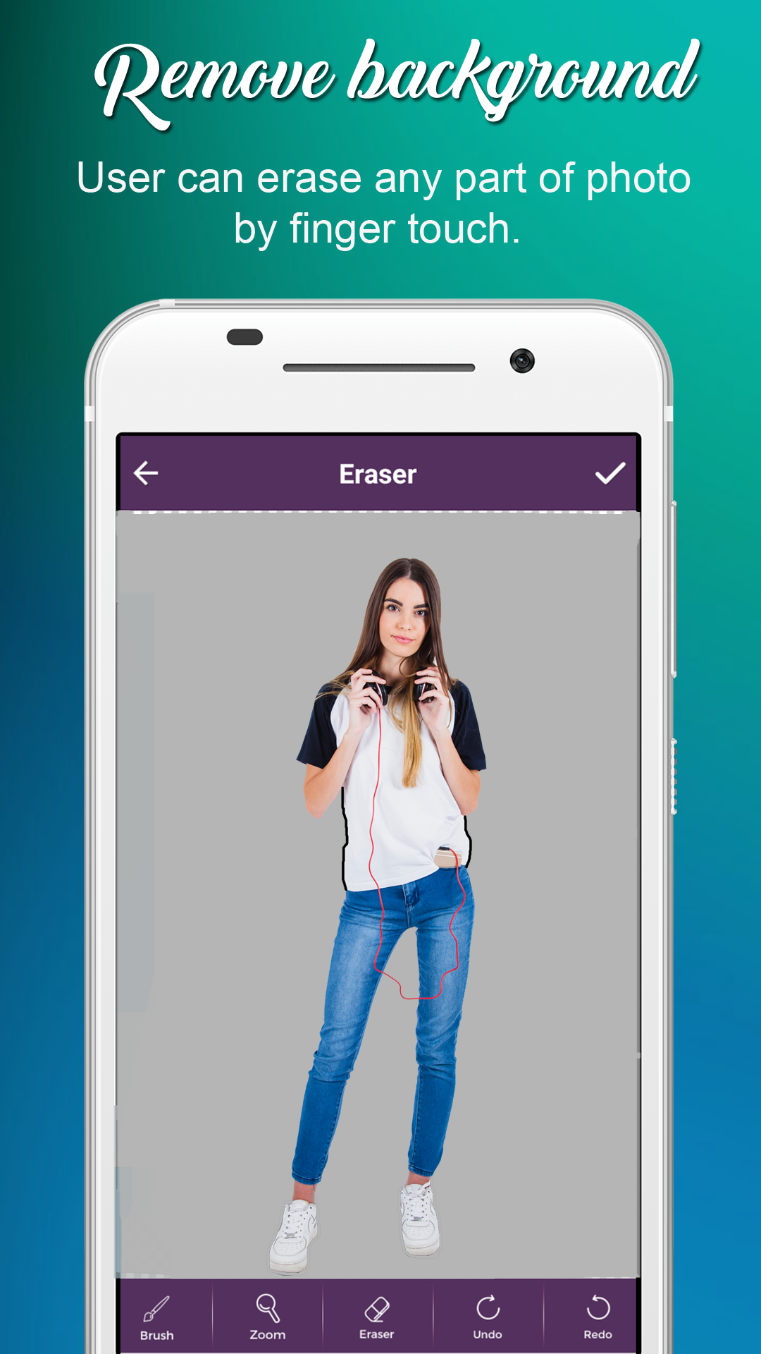 اسکرین شات 3 برنامه Cut Paste Photo Editor