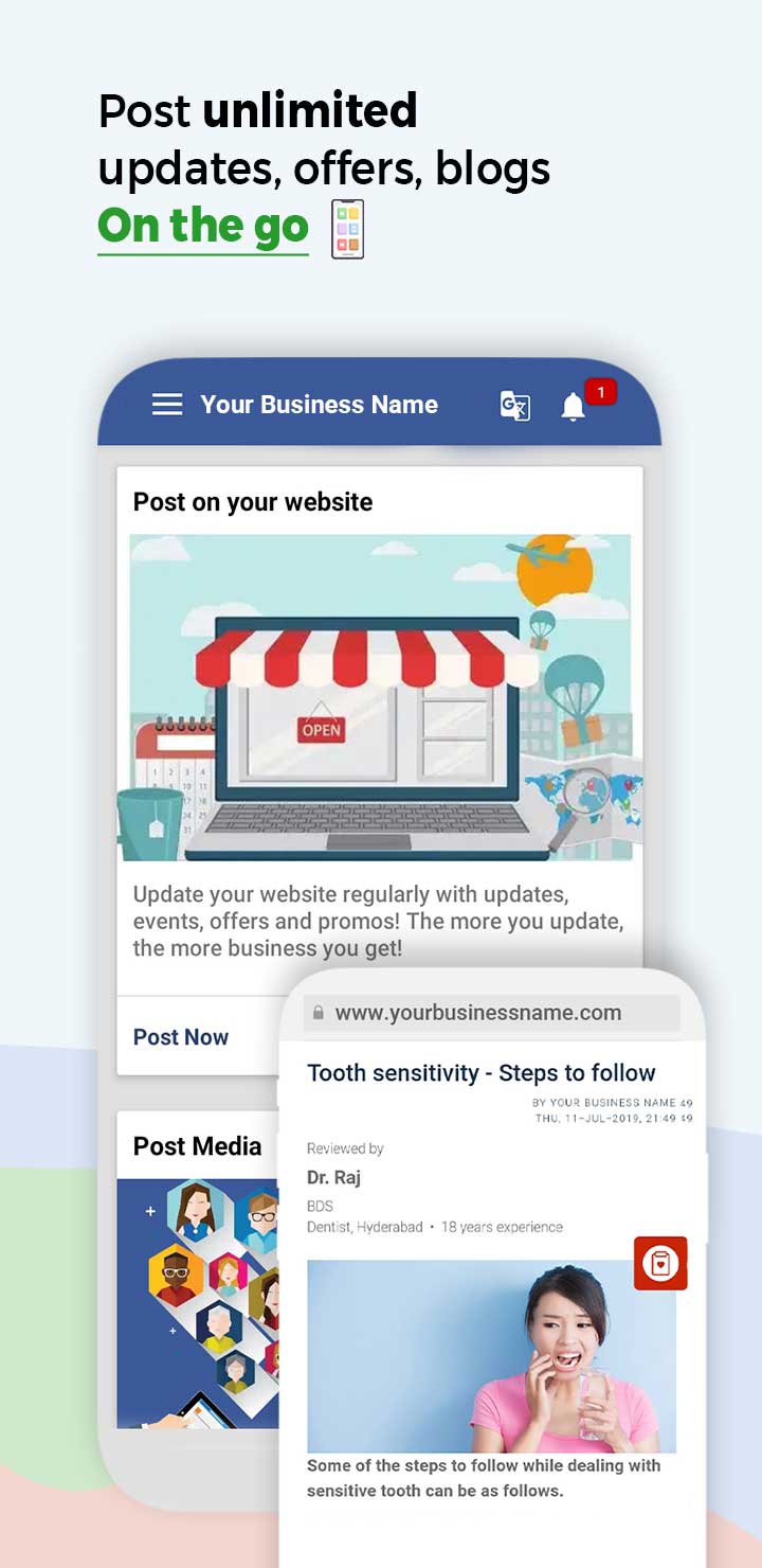 اسکرین شات 2 برنامه Instant Website Builder App
