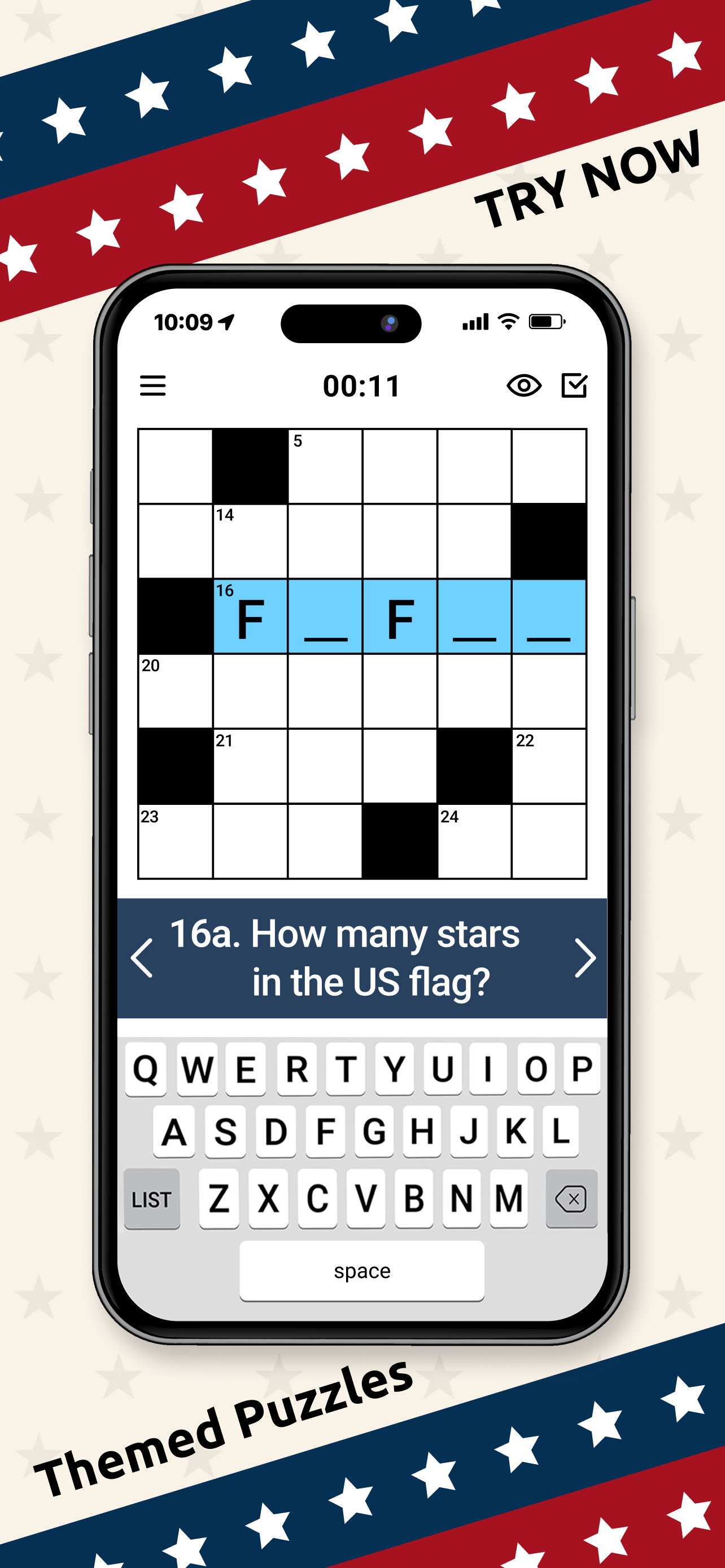 اسکرین شات 1 بازی Daily Themed Crossword Puzzles