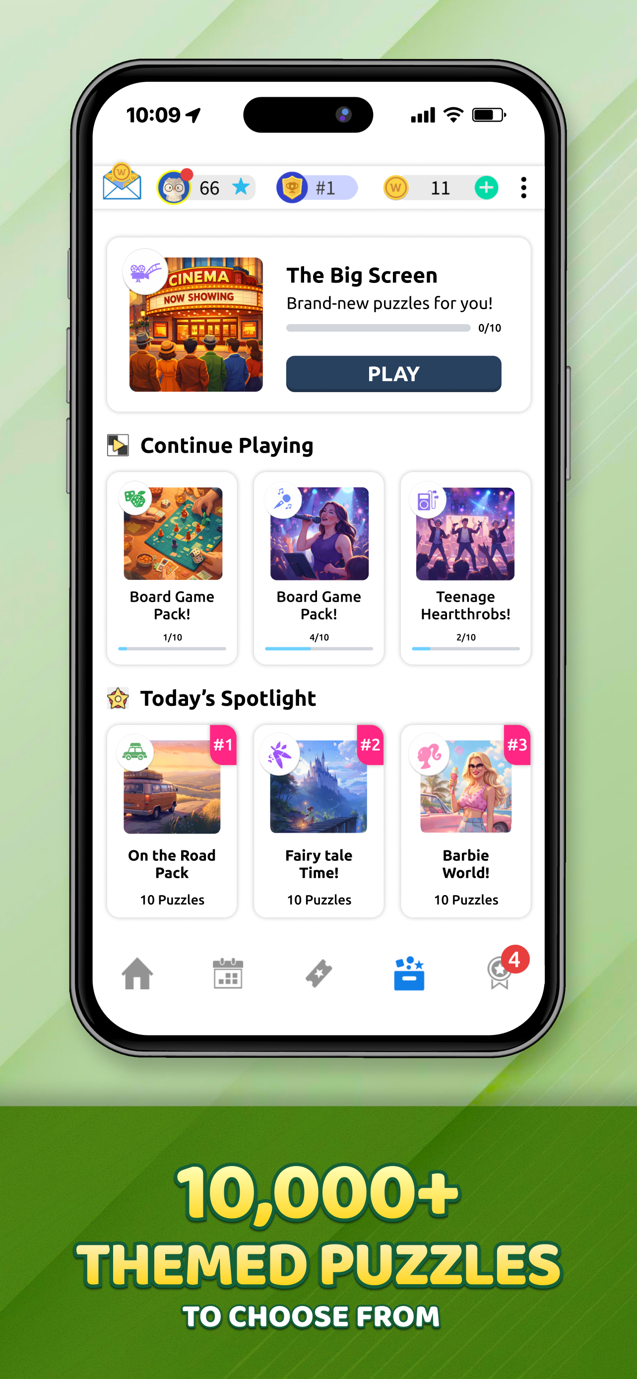 اسکرین شات 2 بازی Daily Themed Crossword Puzzles