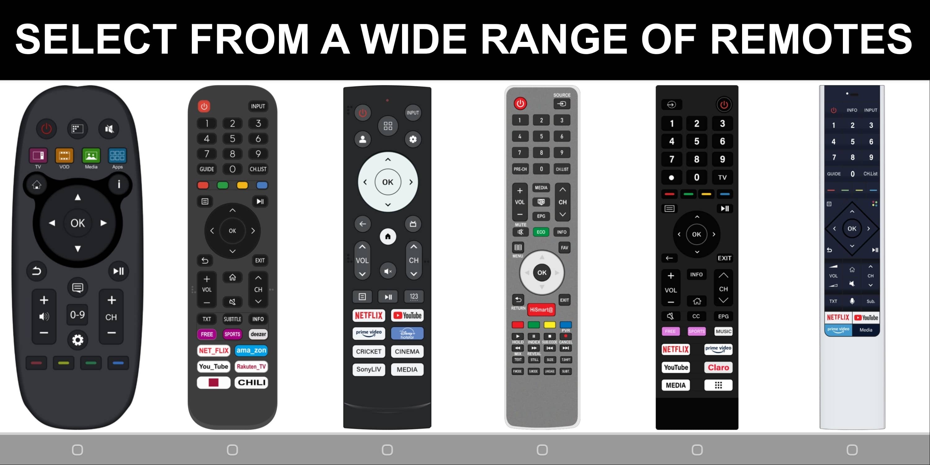 اسکرین شات 3 برنامه Hisense TV Remote