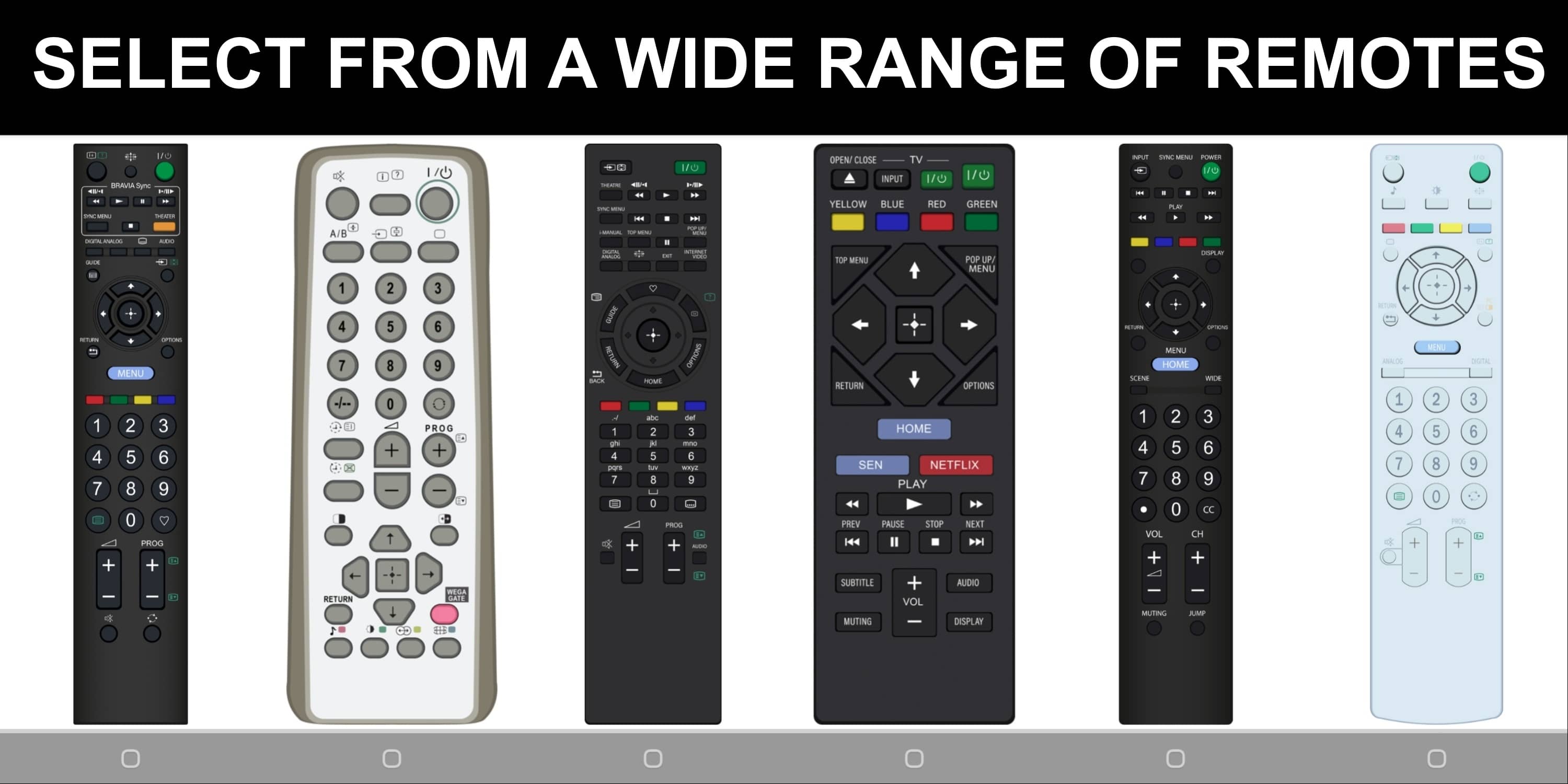 اسکرین شات 2 برنامه Sony TV Remote