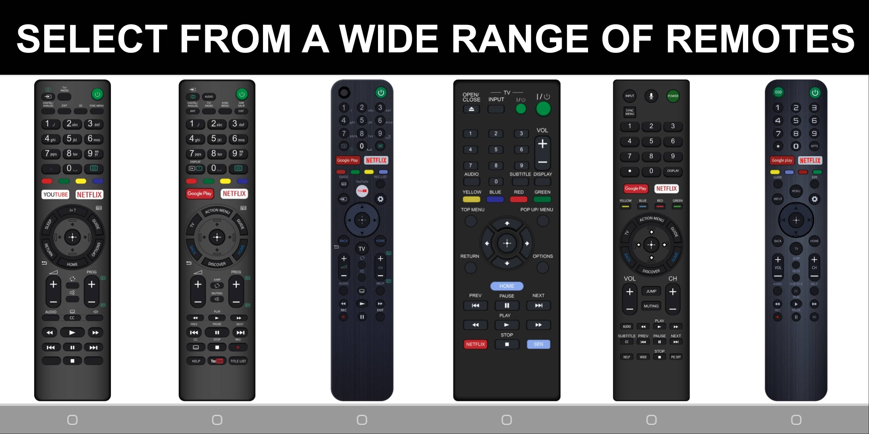 اسکرین شات 4 برنامه Sony TV Remote
