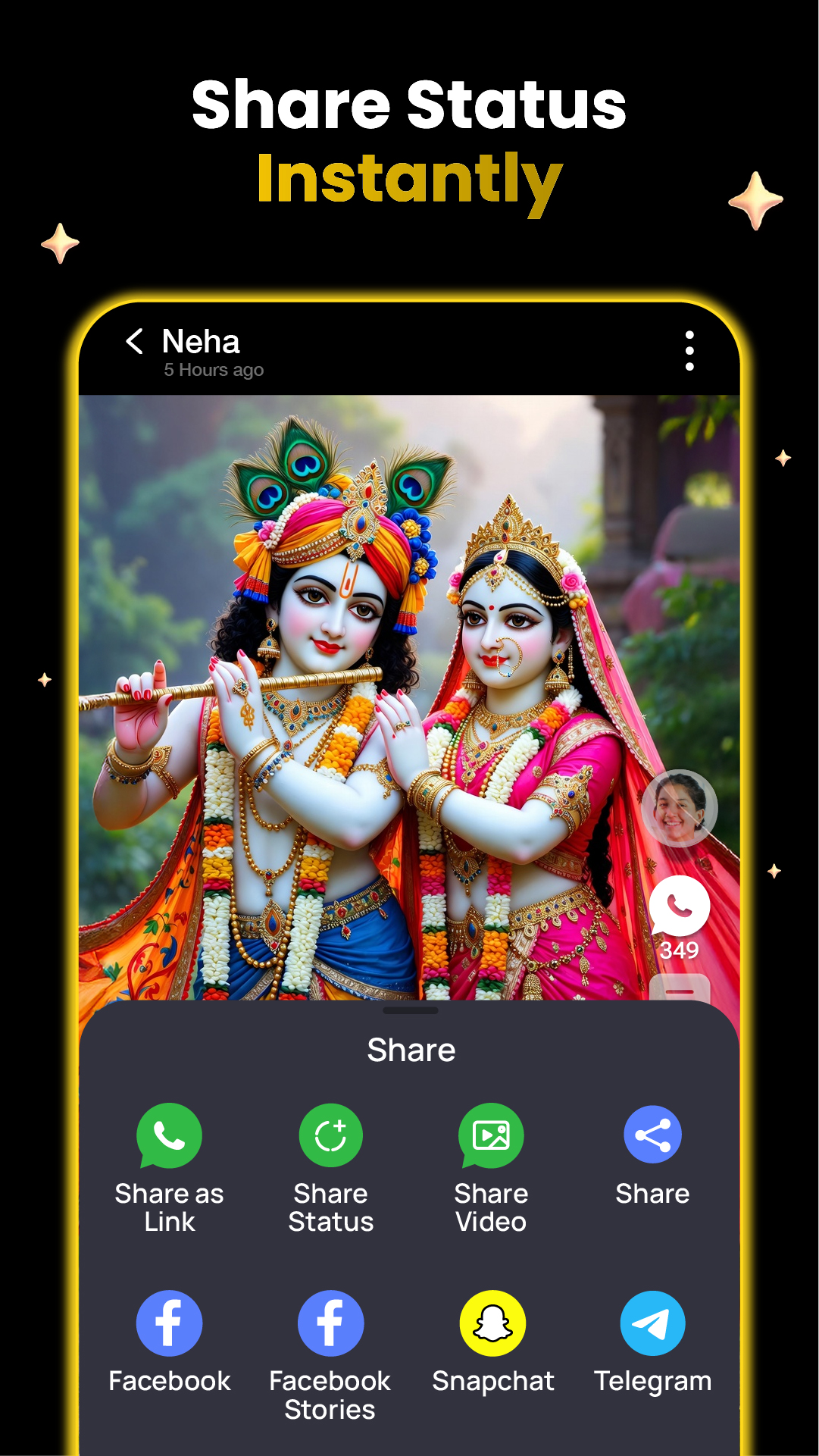 اسکرین شات 2 برنامه ShareChat Status, Video & Live