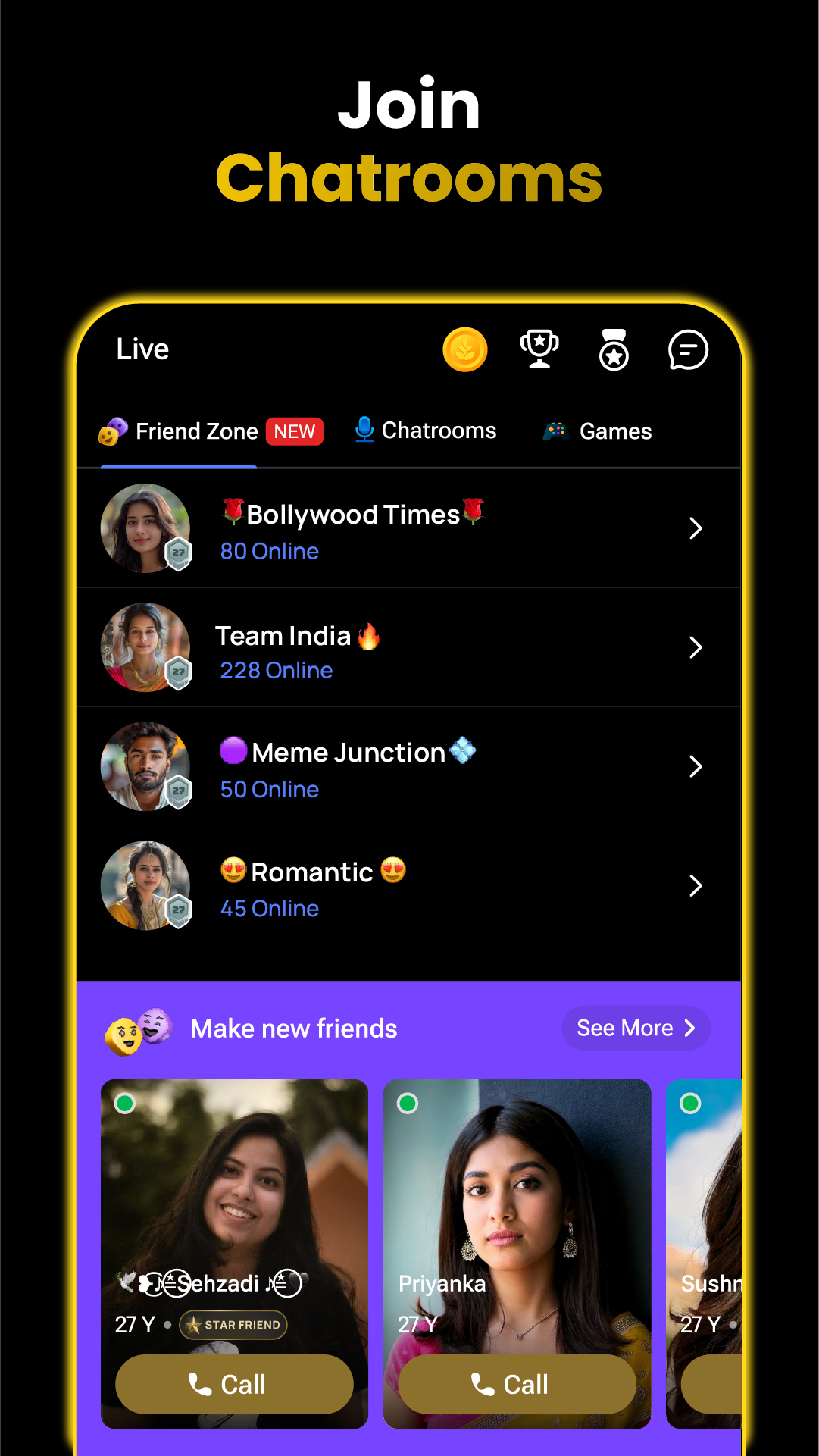 اسکرین شات 5 برنامه ShareChat Status, Video & Live