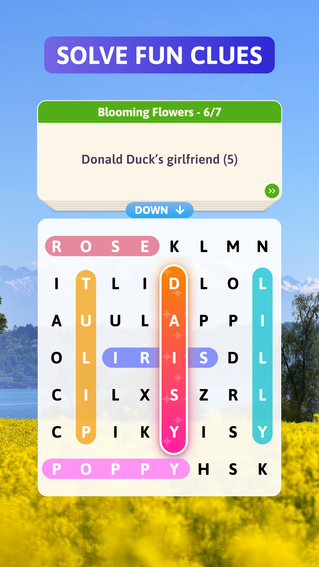 اسکرین شات 1 بازی Crossword Search: Word Puzzles