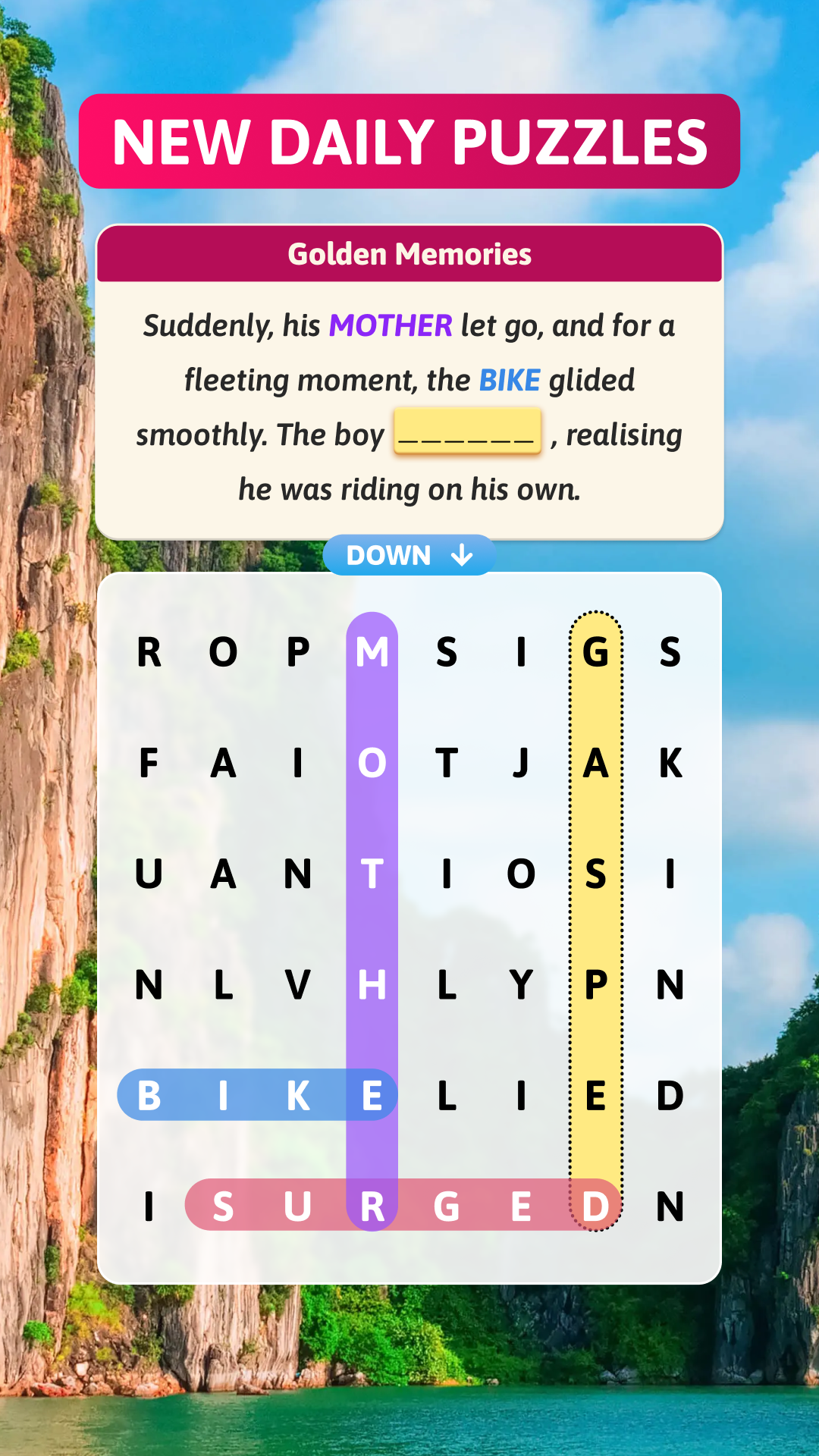 اسکرین شات 6 بازی Crossword Search: Word Puzzles