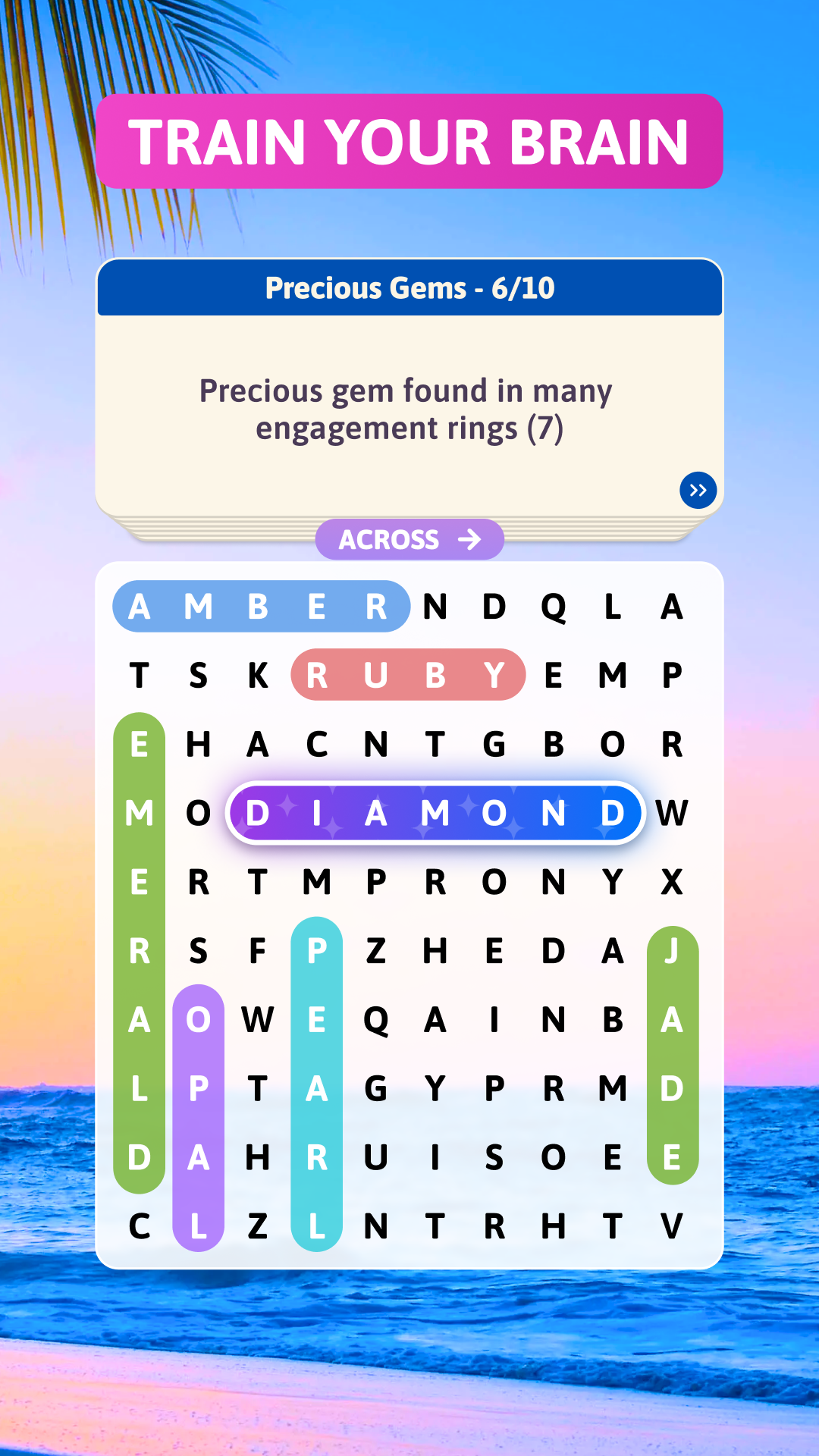 اسکرین شات 5 بازی Crossword Search: Word Puzzles