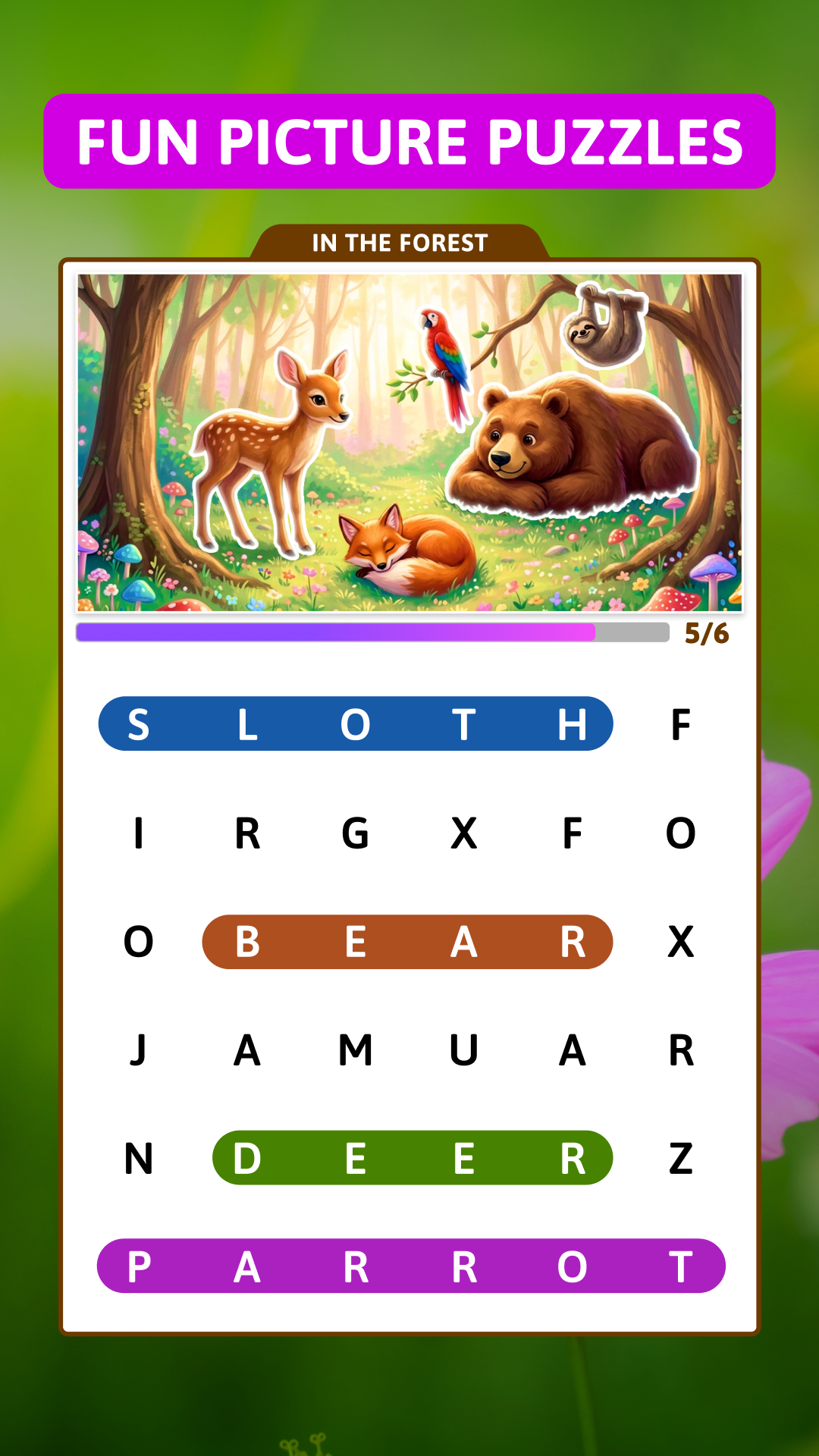 اسکرین شات 2 بازی Crossword Search: Word Puzzles