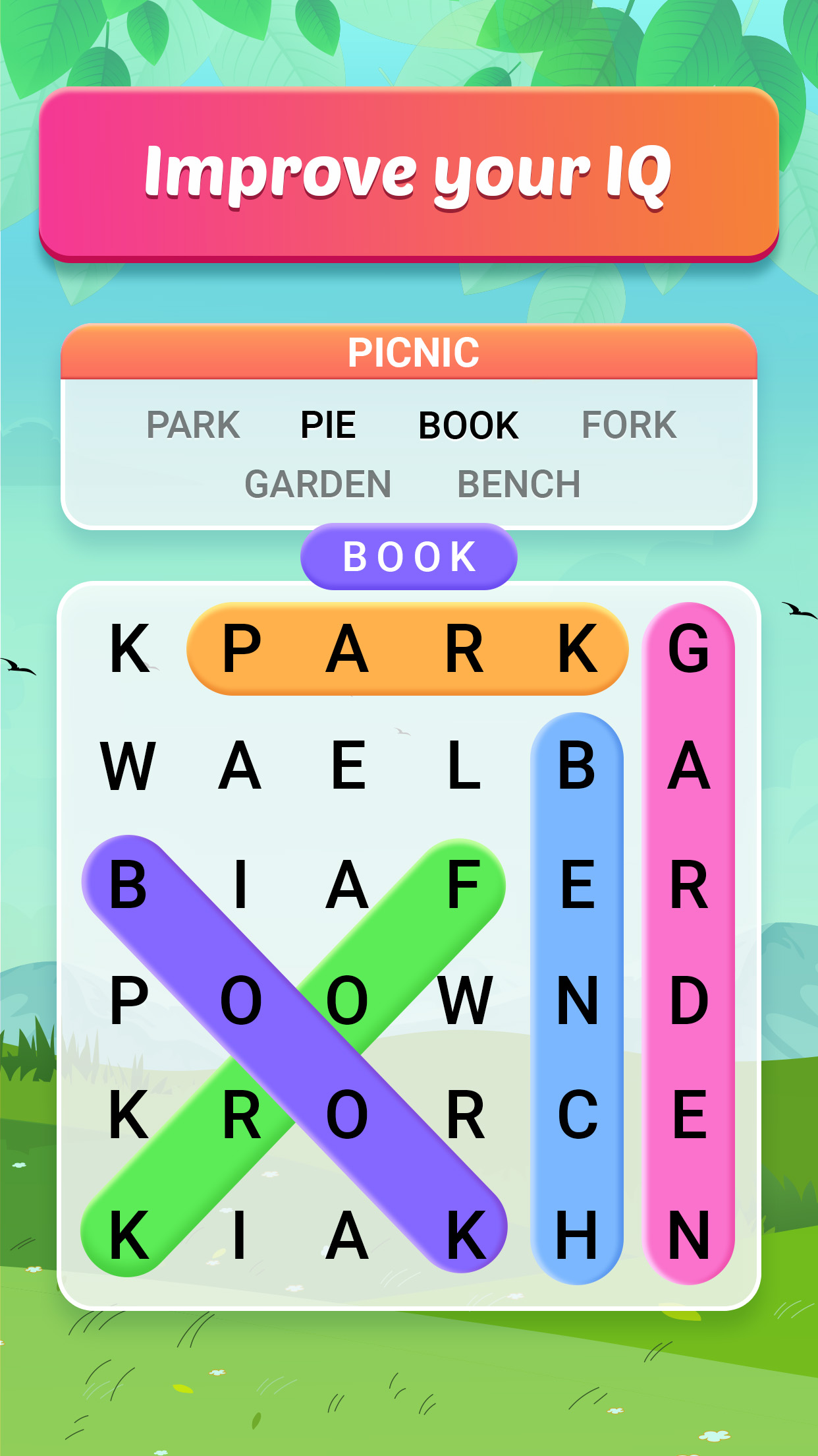 اسکرین شات 2 بازی Word Search Bliss