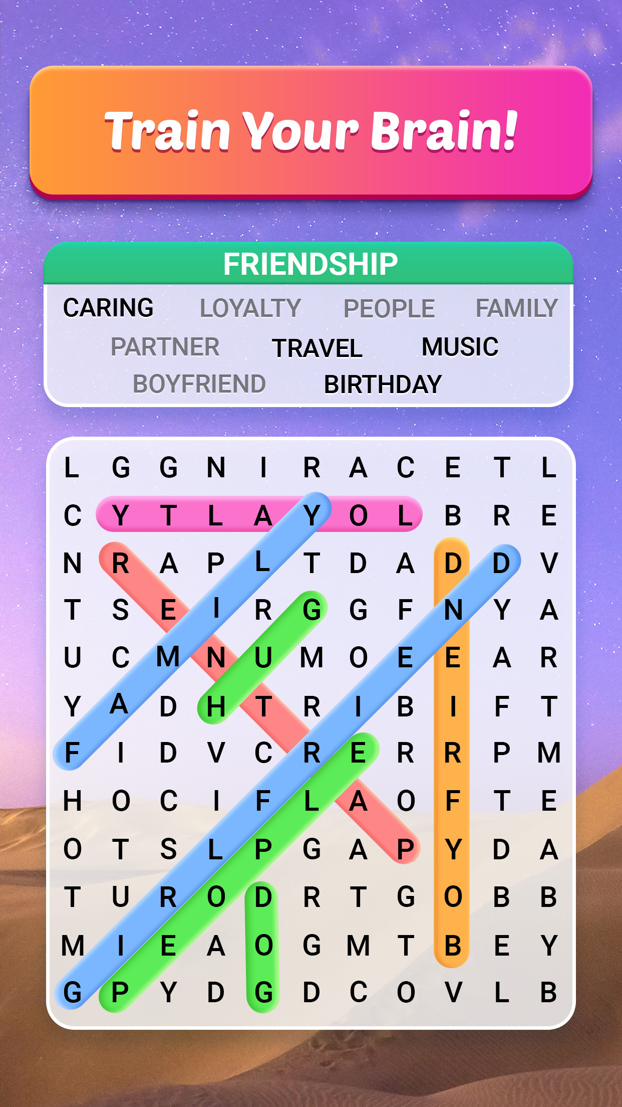 اسکرین شات 5 بازی Word Search Bliss
